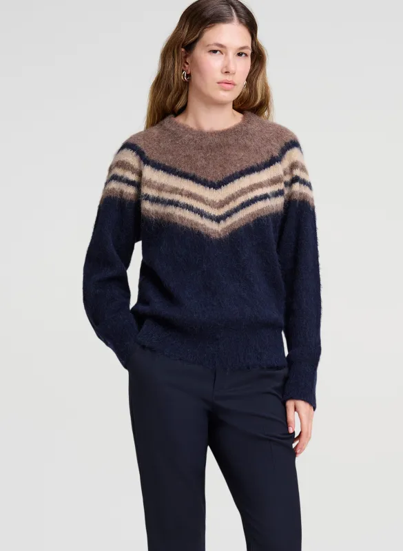 Sarah Brushed Alpaca Sweater made by A.L.C.