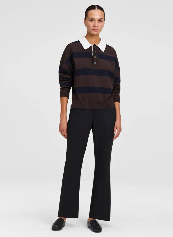 Alexa Cotton Polo Sweater made by A.L.C.