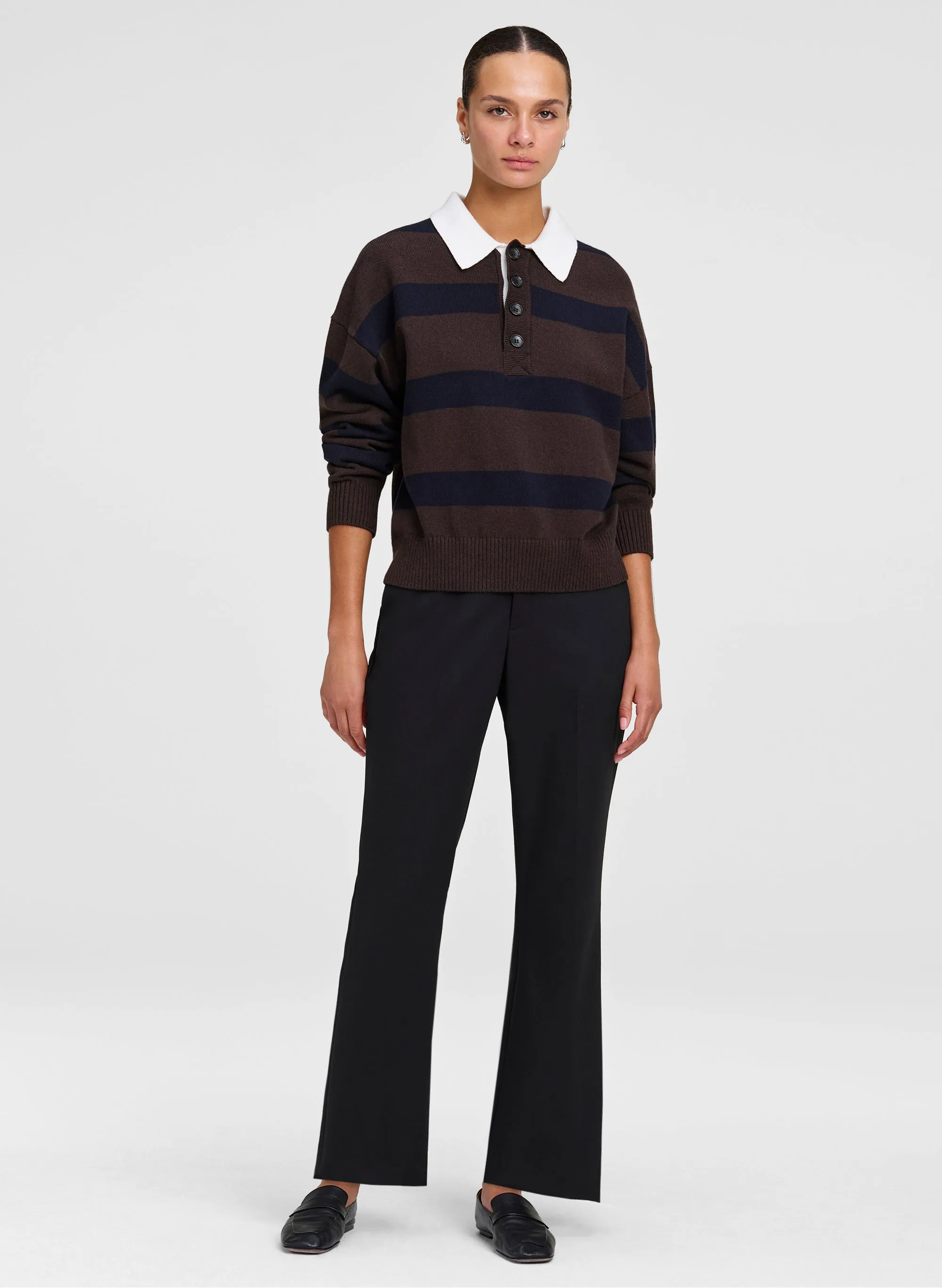 Alexa Cotton Polo Sweater sold by A.L.C.