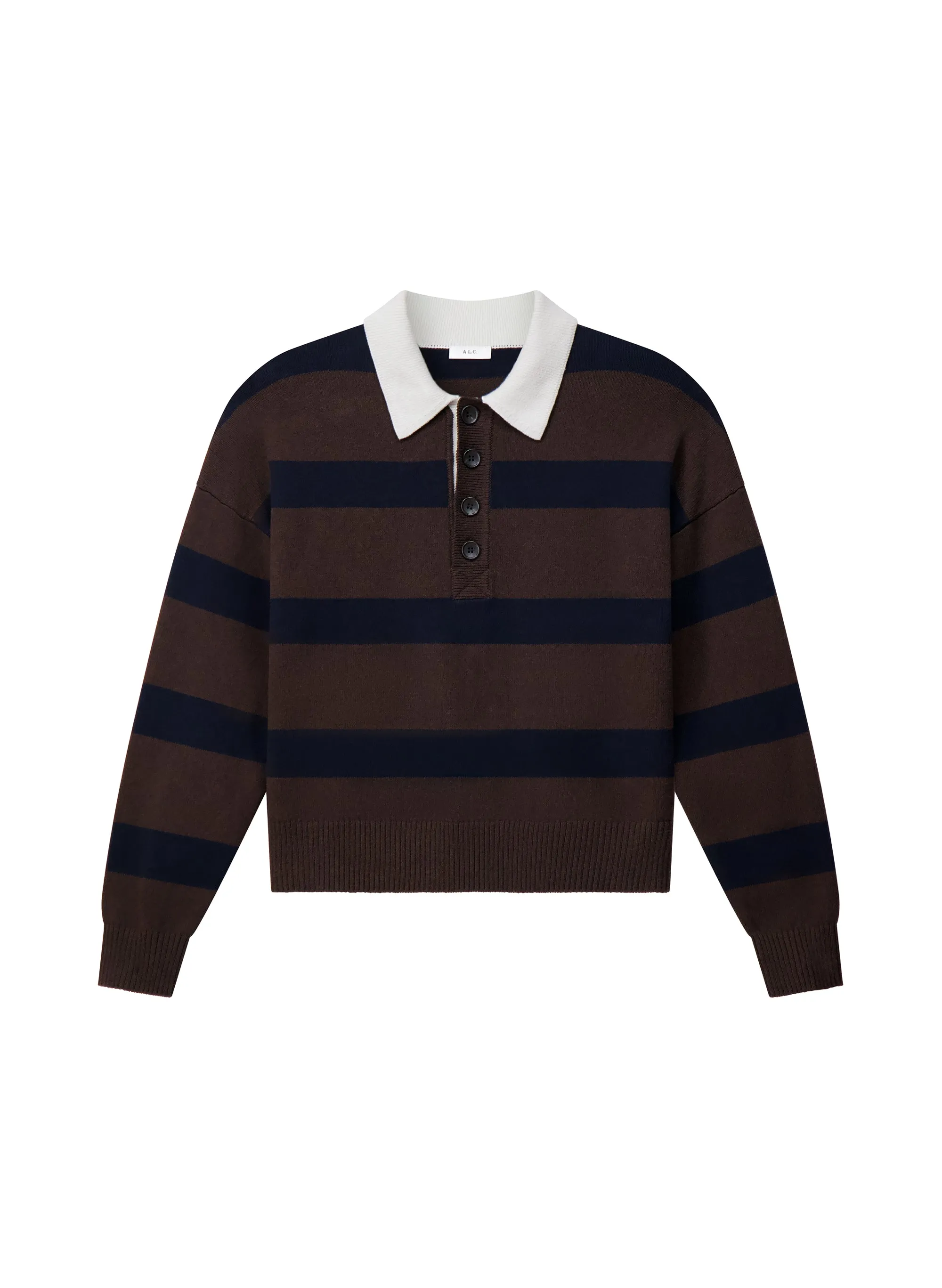 Alexa Cotton Polo Sweater sold by A.L.C. product image thumbnail 5