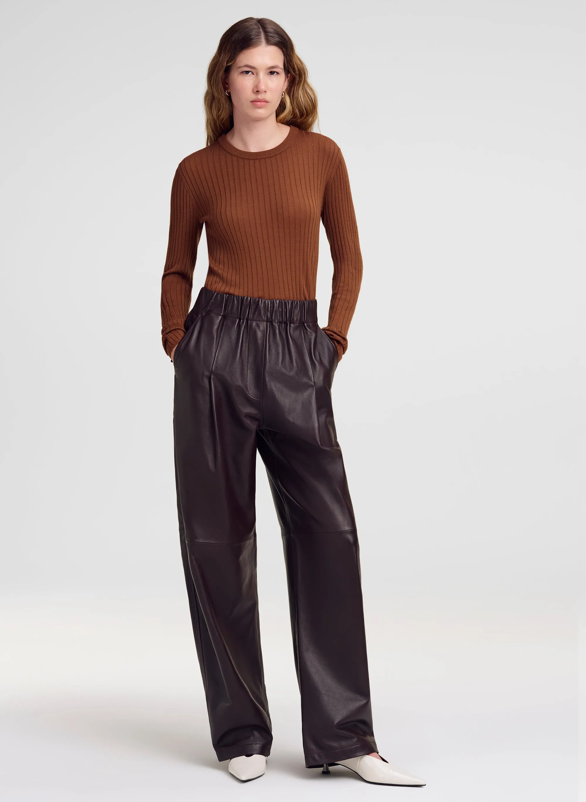 Kyle Ribbed Merino Top sold by A.L.C. product image thumbnail 3