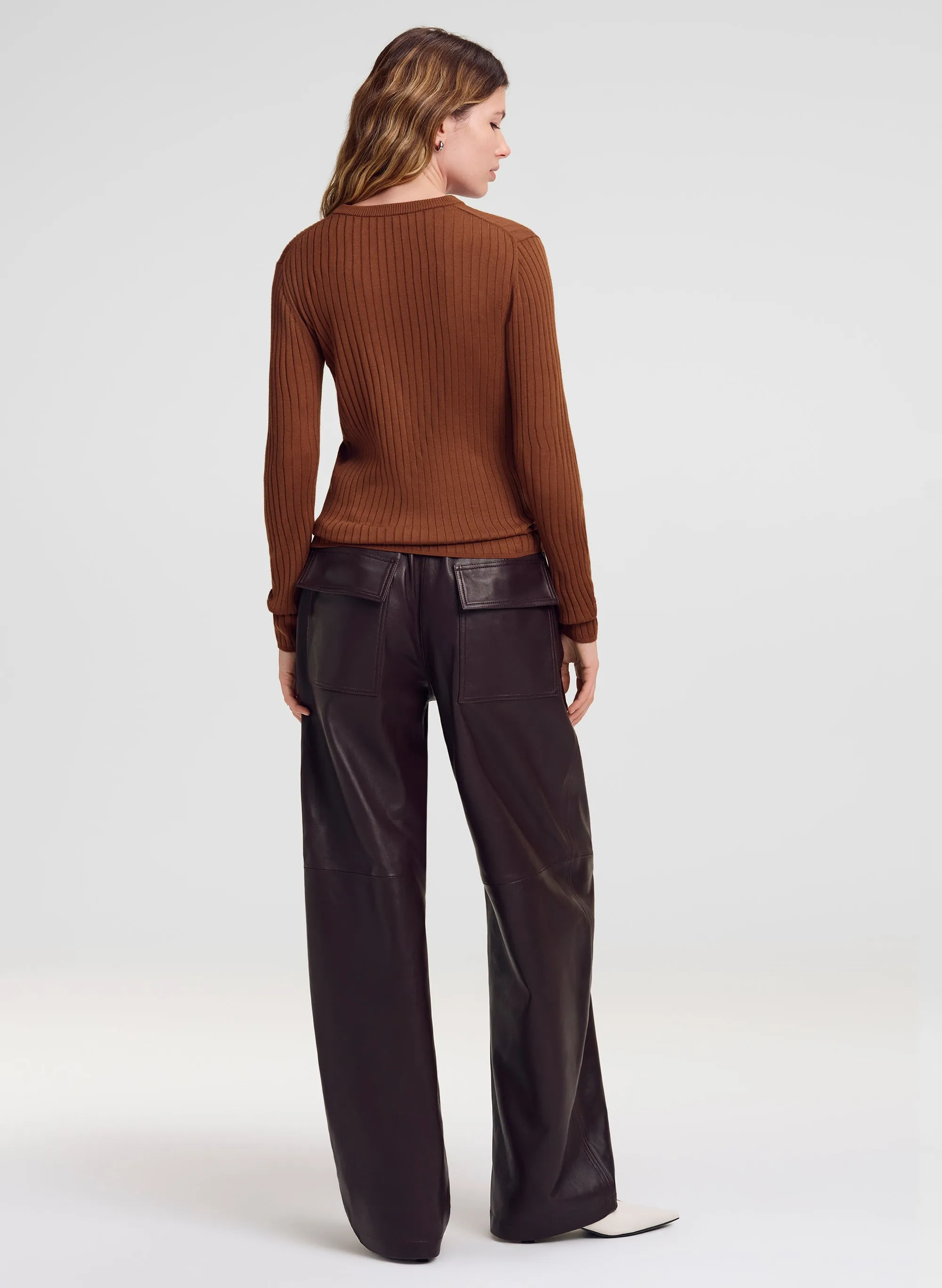 Kyle Ribbed Merino Top sold by A.L.C. product image thumbnail 4