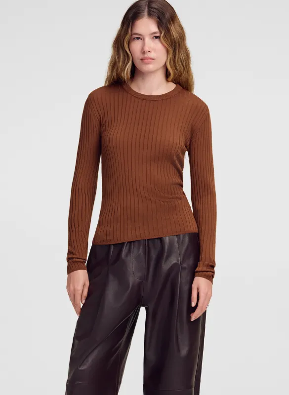 Kyle Ribbed Merino Top made by A.L.C.