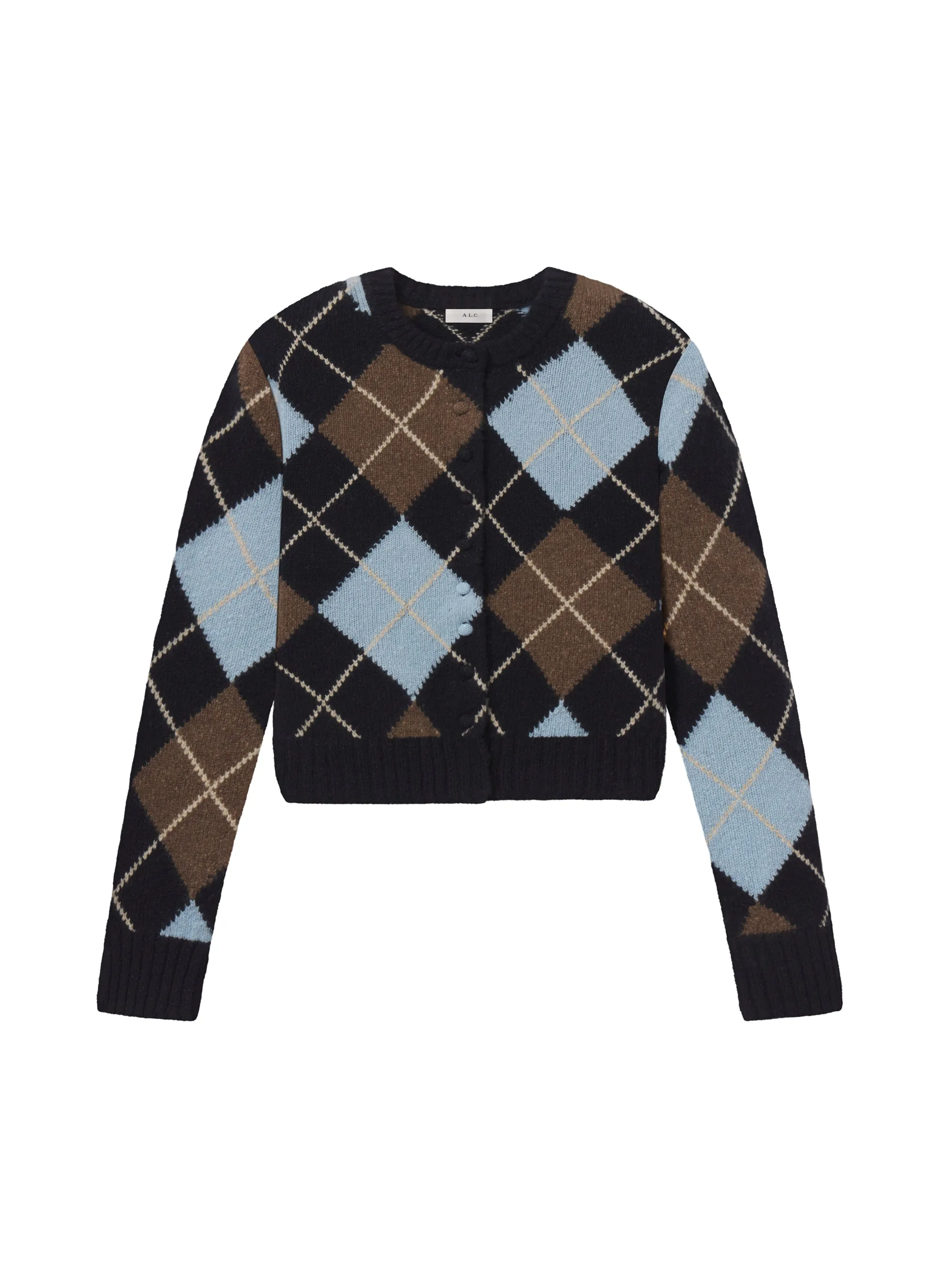 Skyler Argyle Cardigan sold by A.L.C. product image thumbnail 5