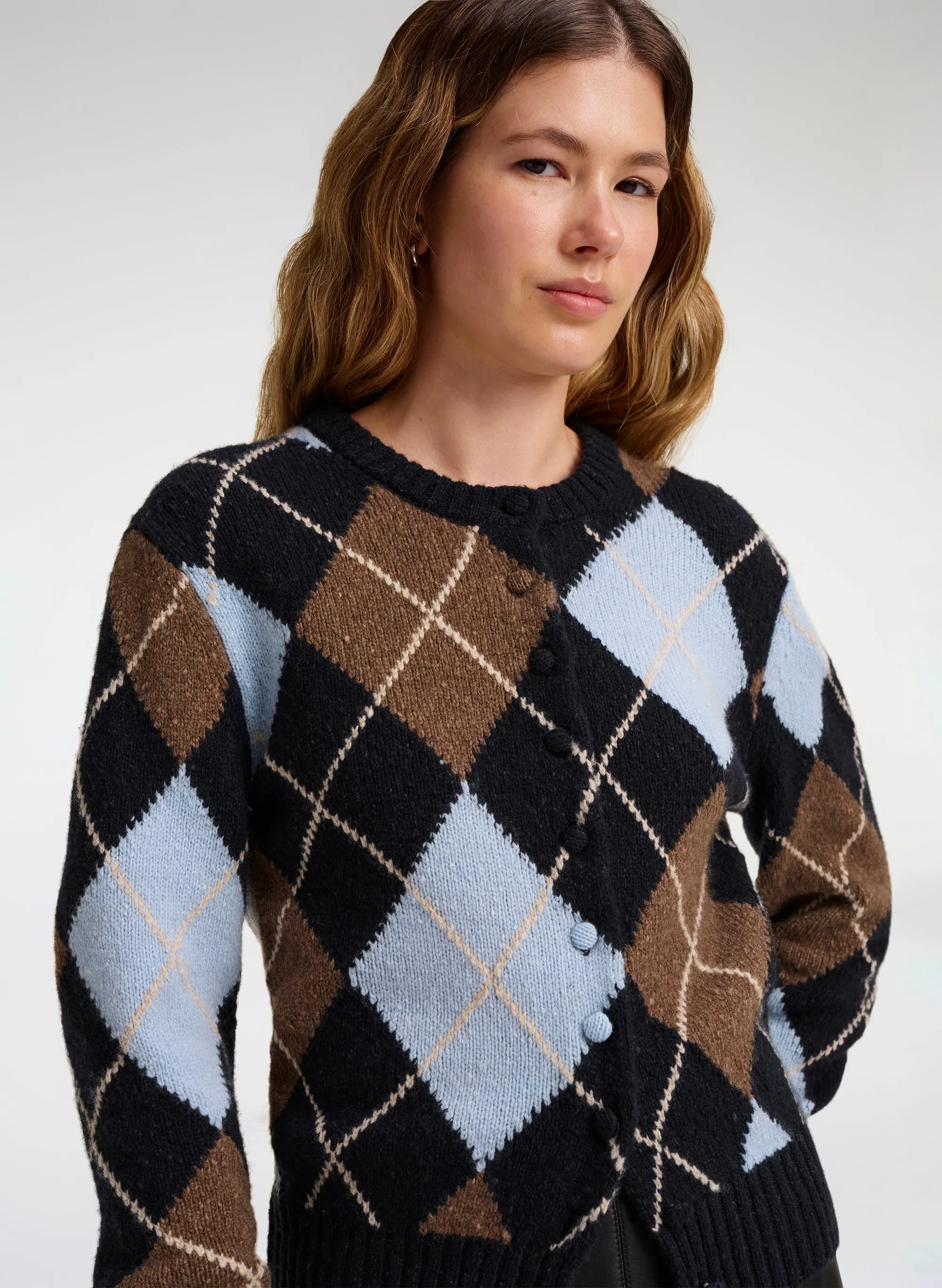 Skyler Argyle Cardigan sold by A.L.C. product image thumbnail 2