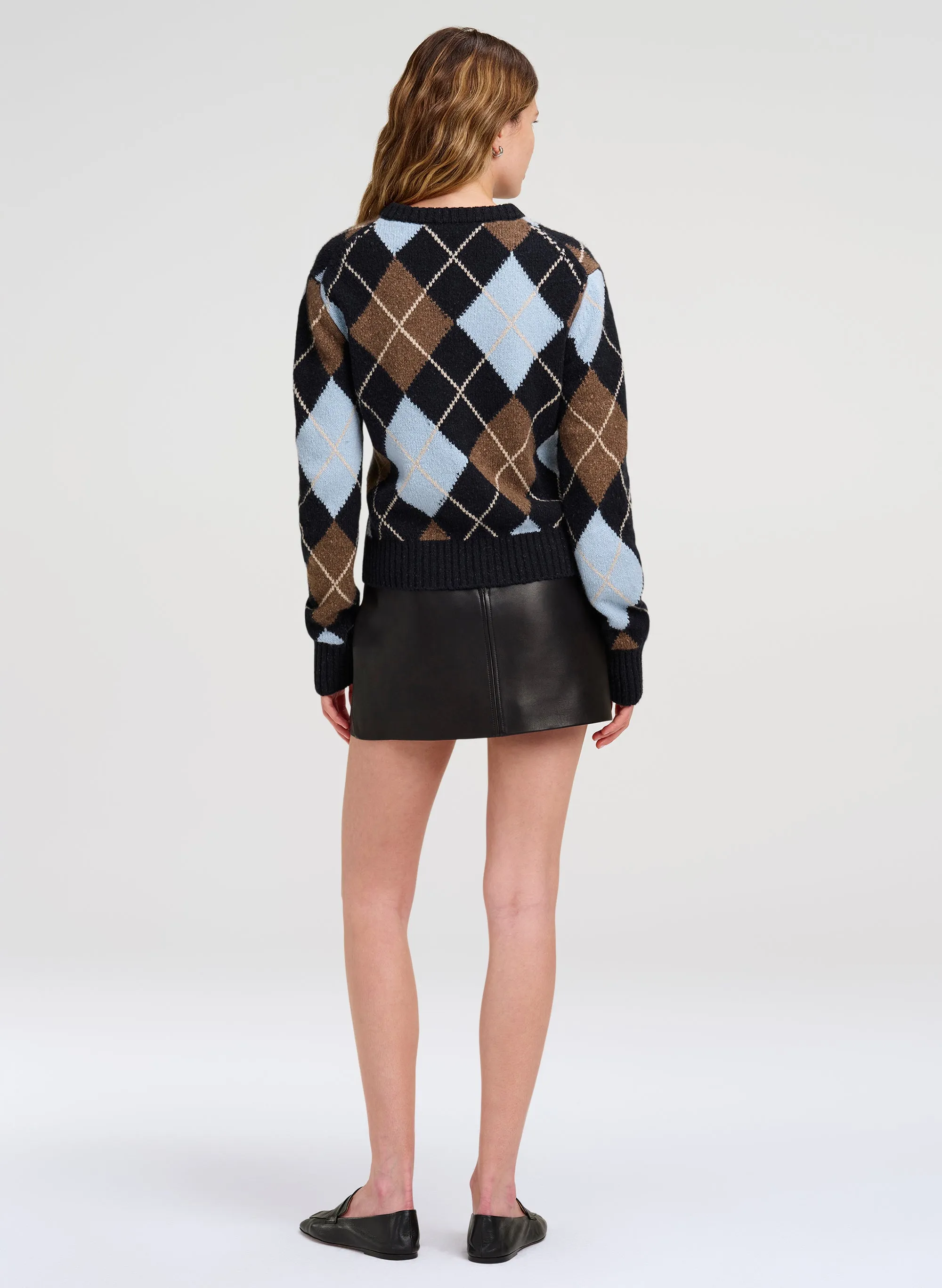 Skyler Argyle Cardigan sold by A.L.C. product image thumbnail 4