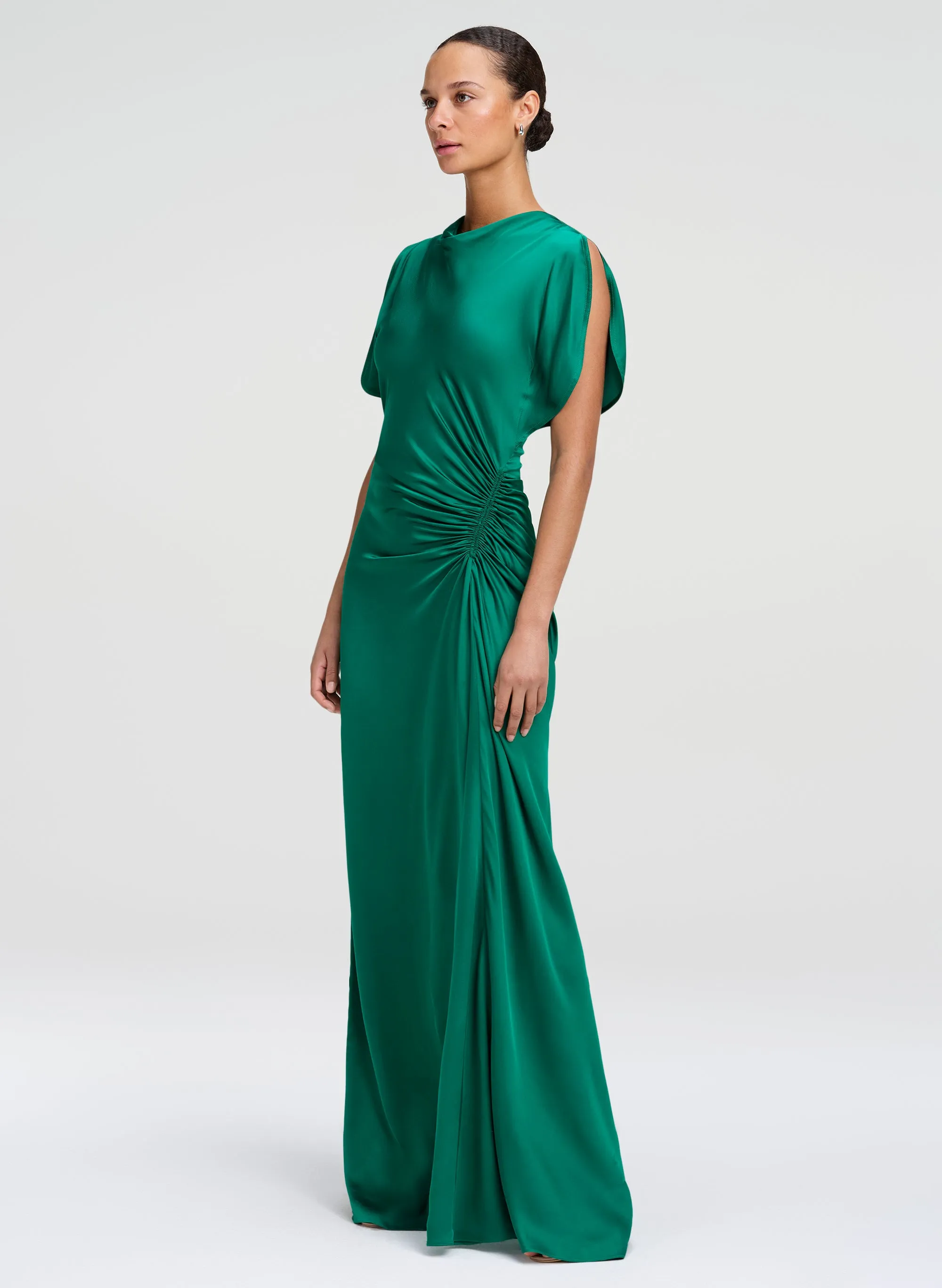 Nadia Satin Gown sold by A.L.C. product image thumbnail 3