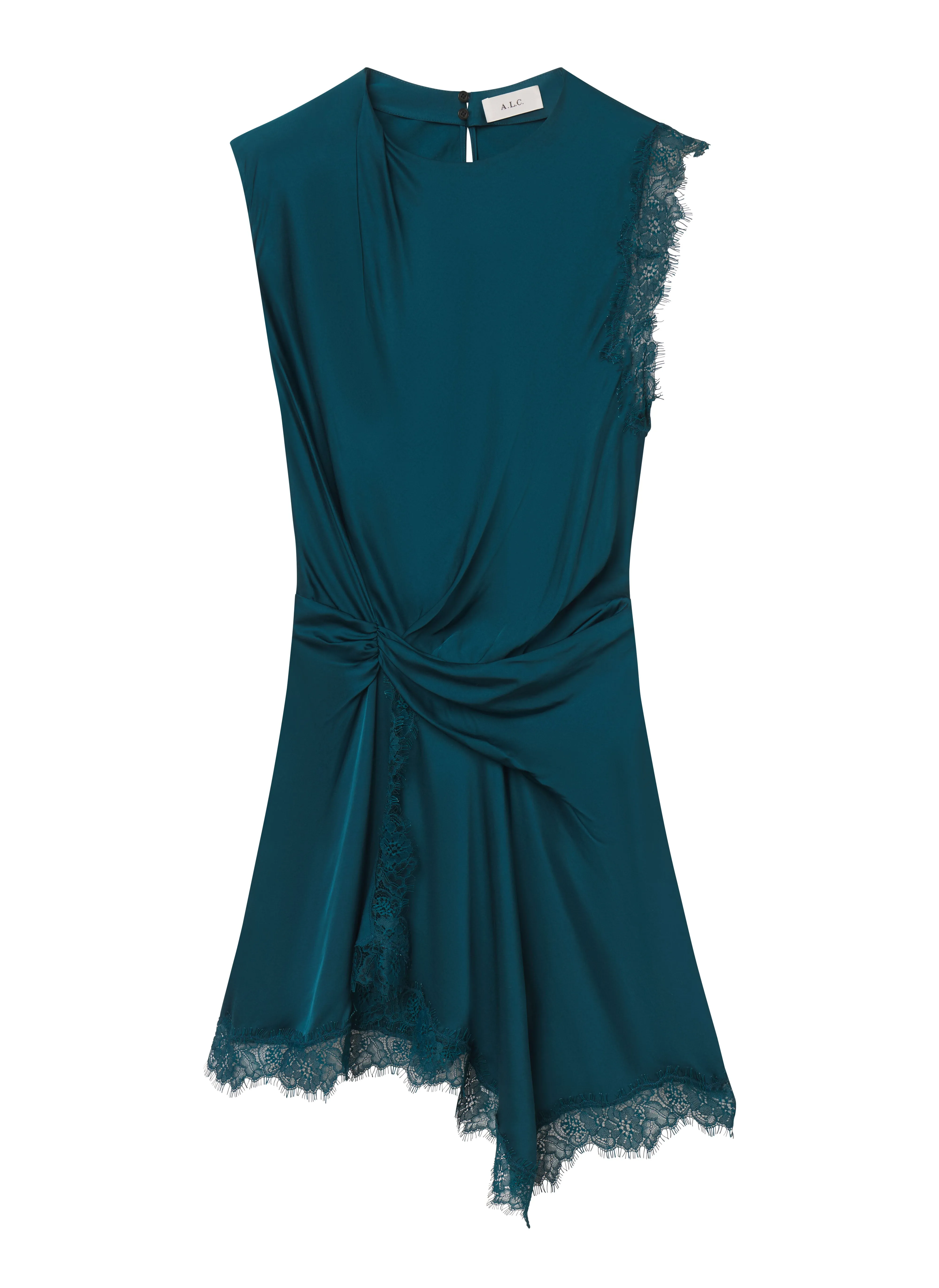 Dion Satin and Lace Mini Dress sold by A.L.C. product image thumbnail 5