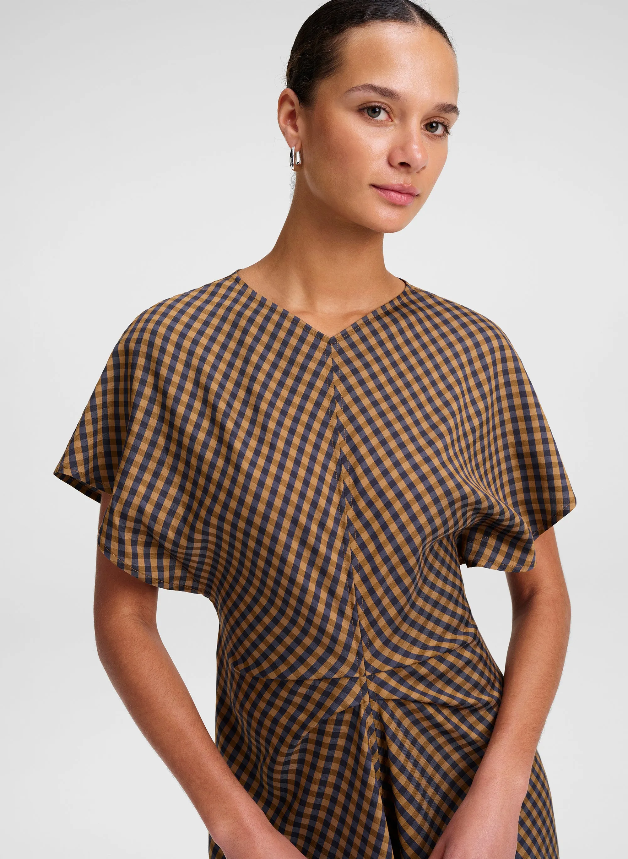 Leni Check Mini Dress sold by A.L.C. product image thumbnail 2