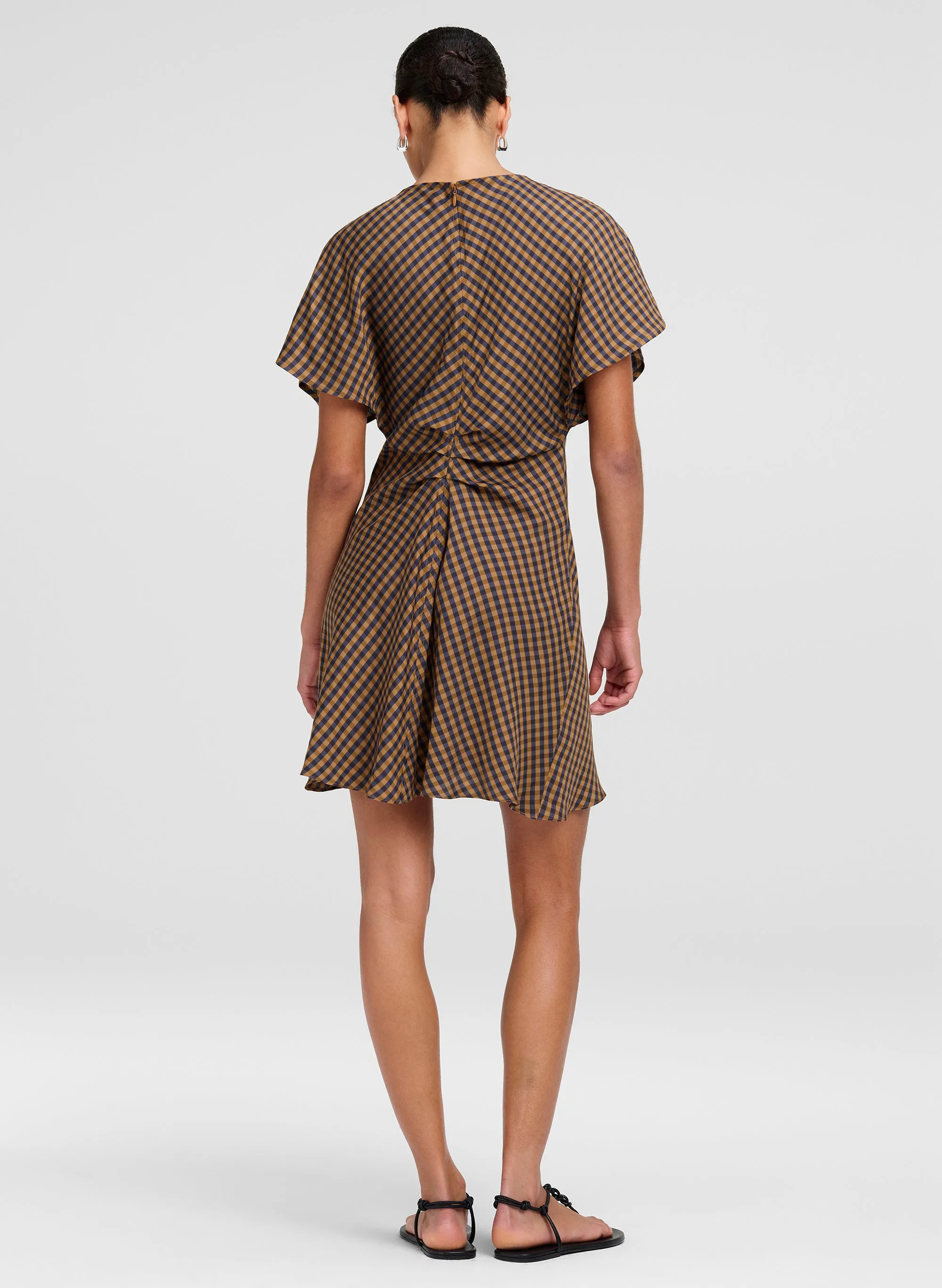 Leni Check Mini Dress sold by A.L.C. product image thumbnail 4