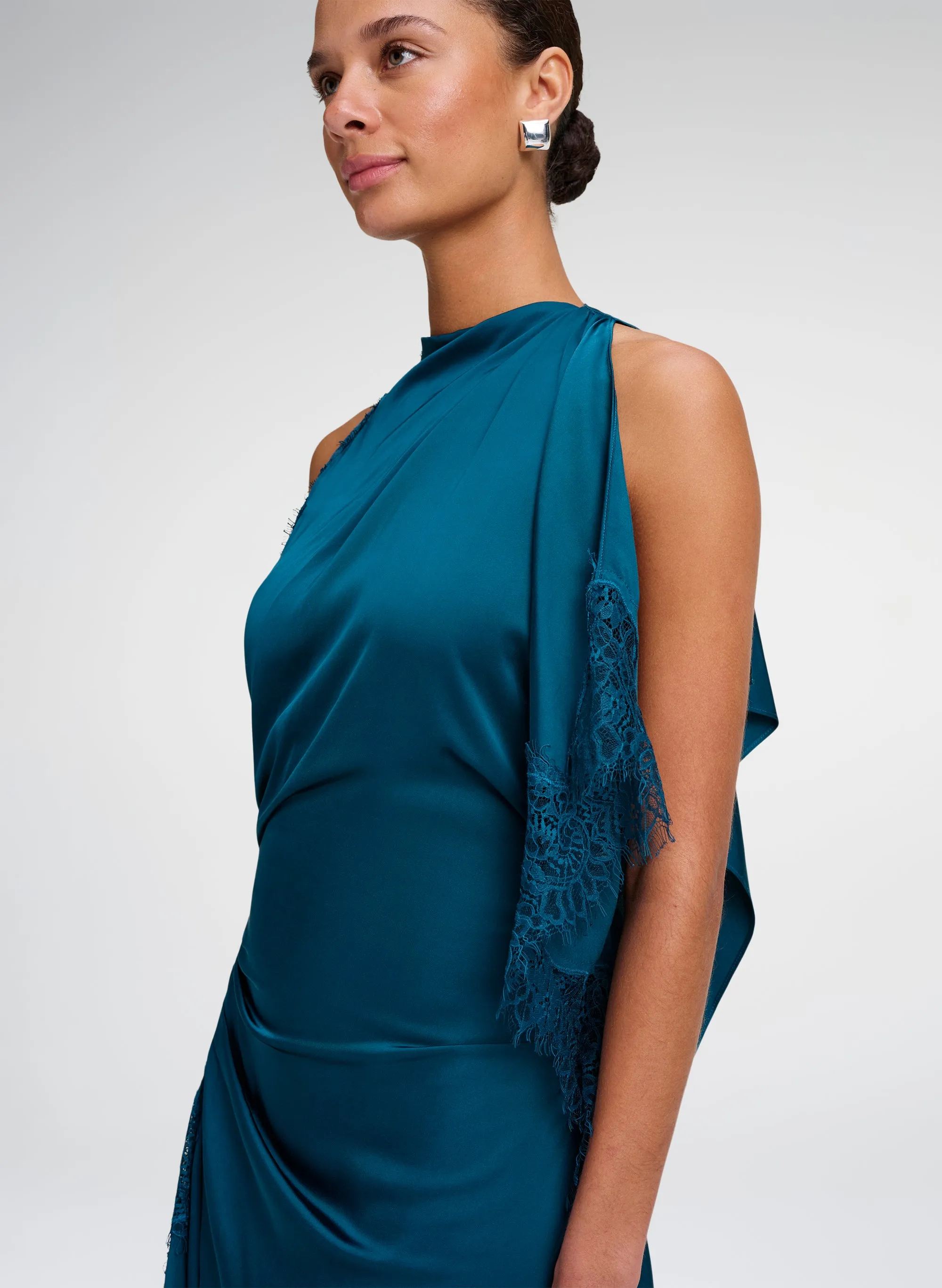 Miriam Satin and Lace Maxi Dress sold by A.L.C. product image thumbnail 2