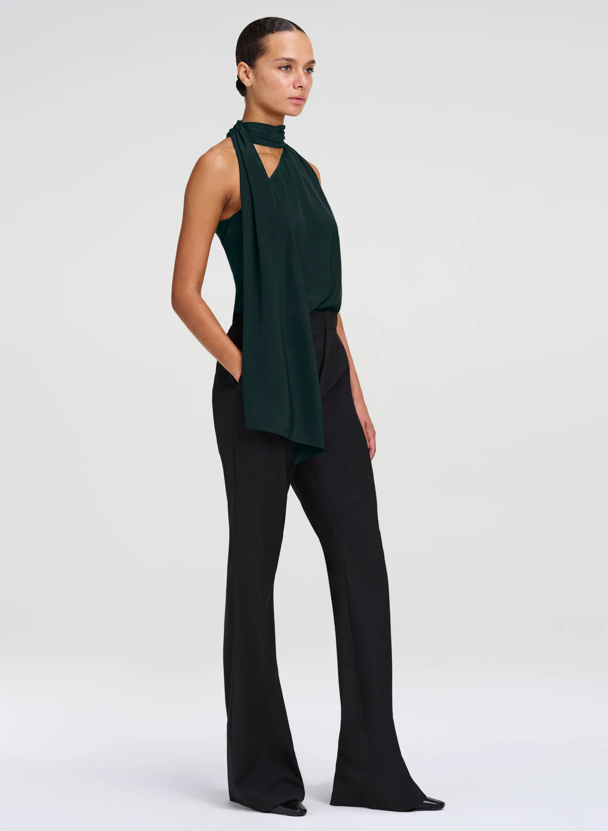 Celeste Silk Top sold by A.L.C. product image thumbnail 3