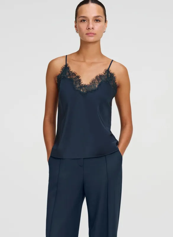Annabelle Silk and Lace Camisole Top made by A.L.C.