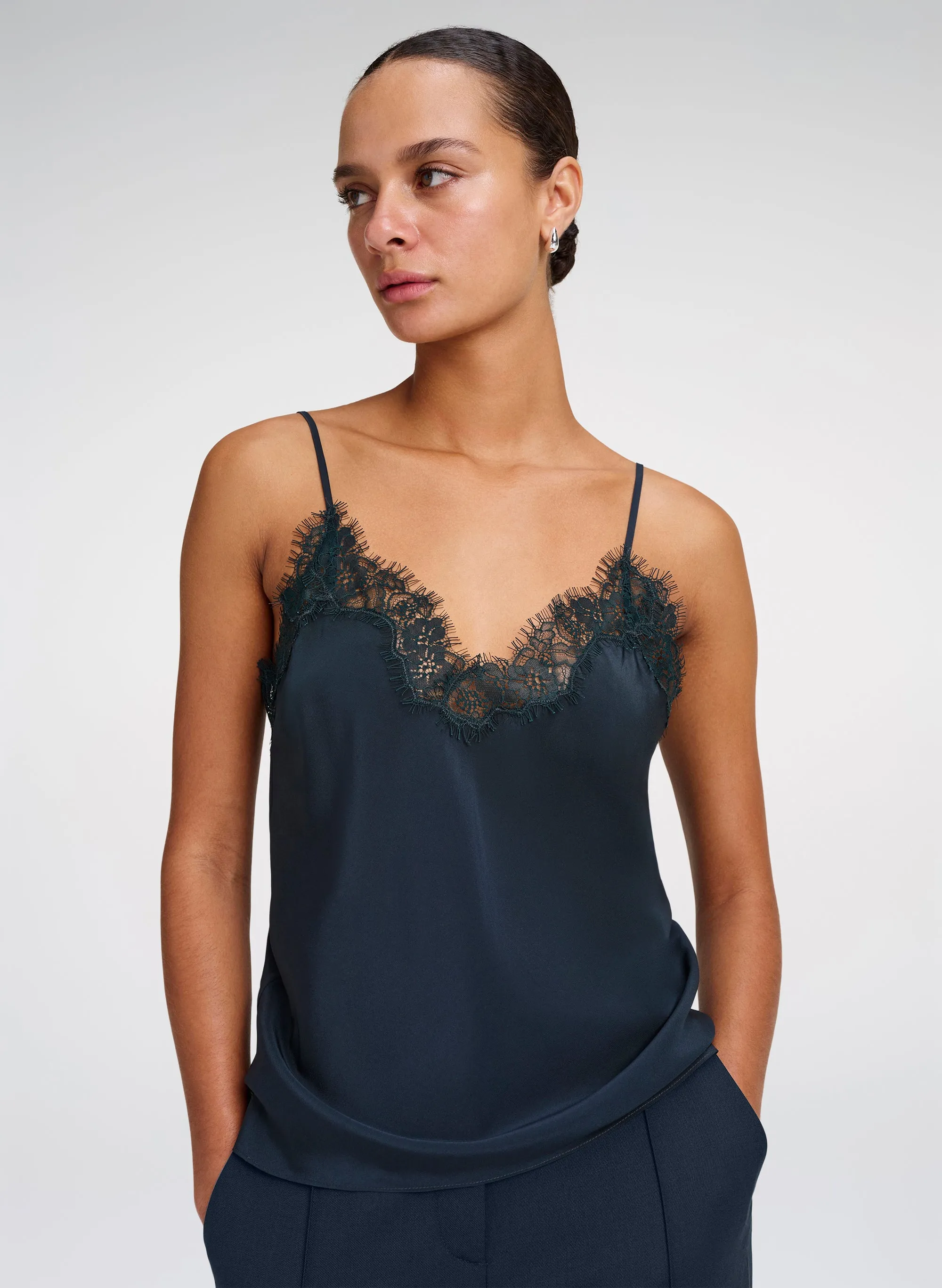 Annabelle Silk and Lace Camisole Top sold by A.L.C. product image thumbnail 2