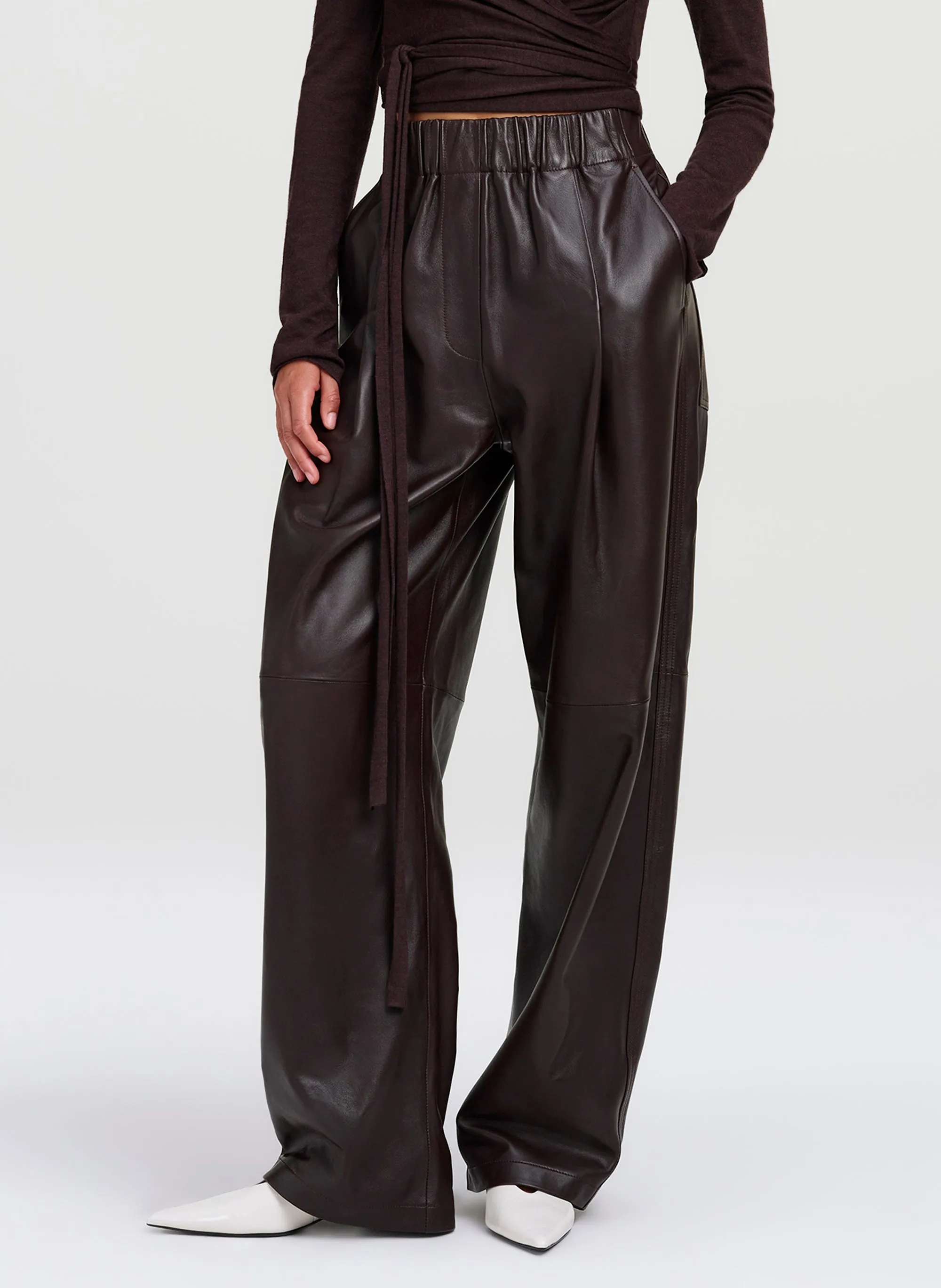 Palmer Leather Pant sold by A.L.C. product image thumbnail 2