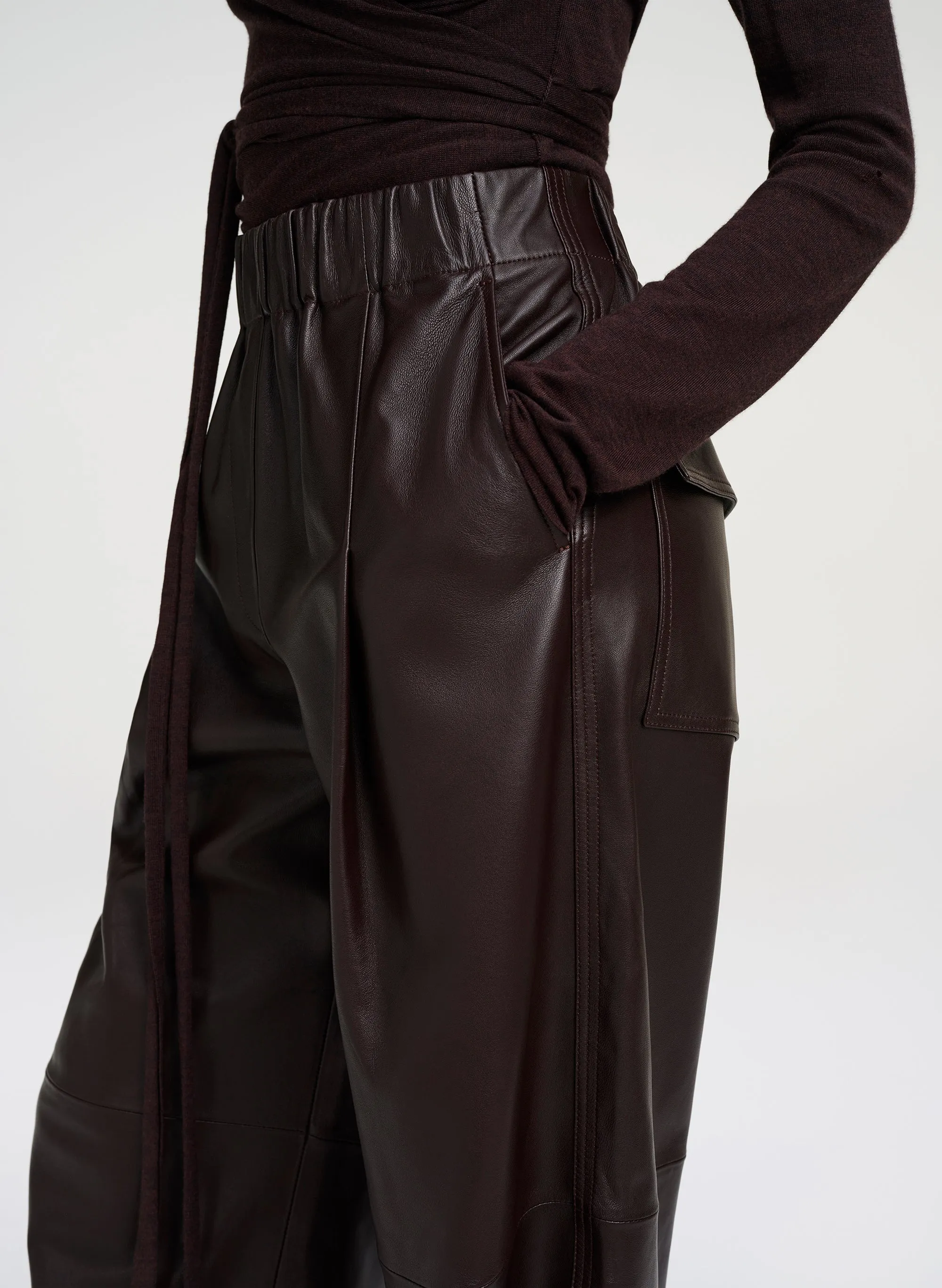 Palmer Leather Pant sold by A.L.C. product image thumbnail 3