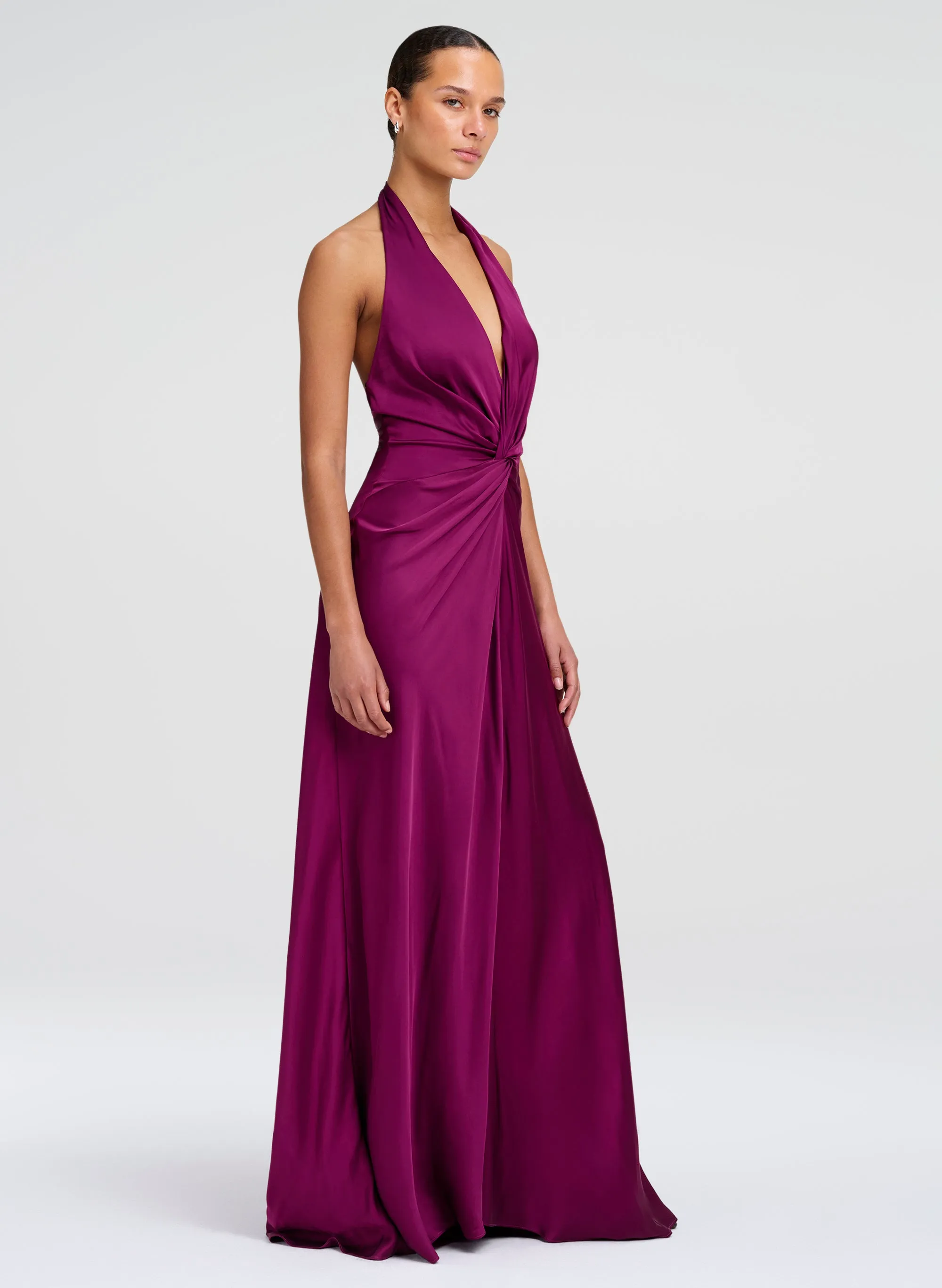 Mabel Satin Gown sold by A.L.C. product image thumbnail 4