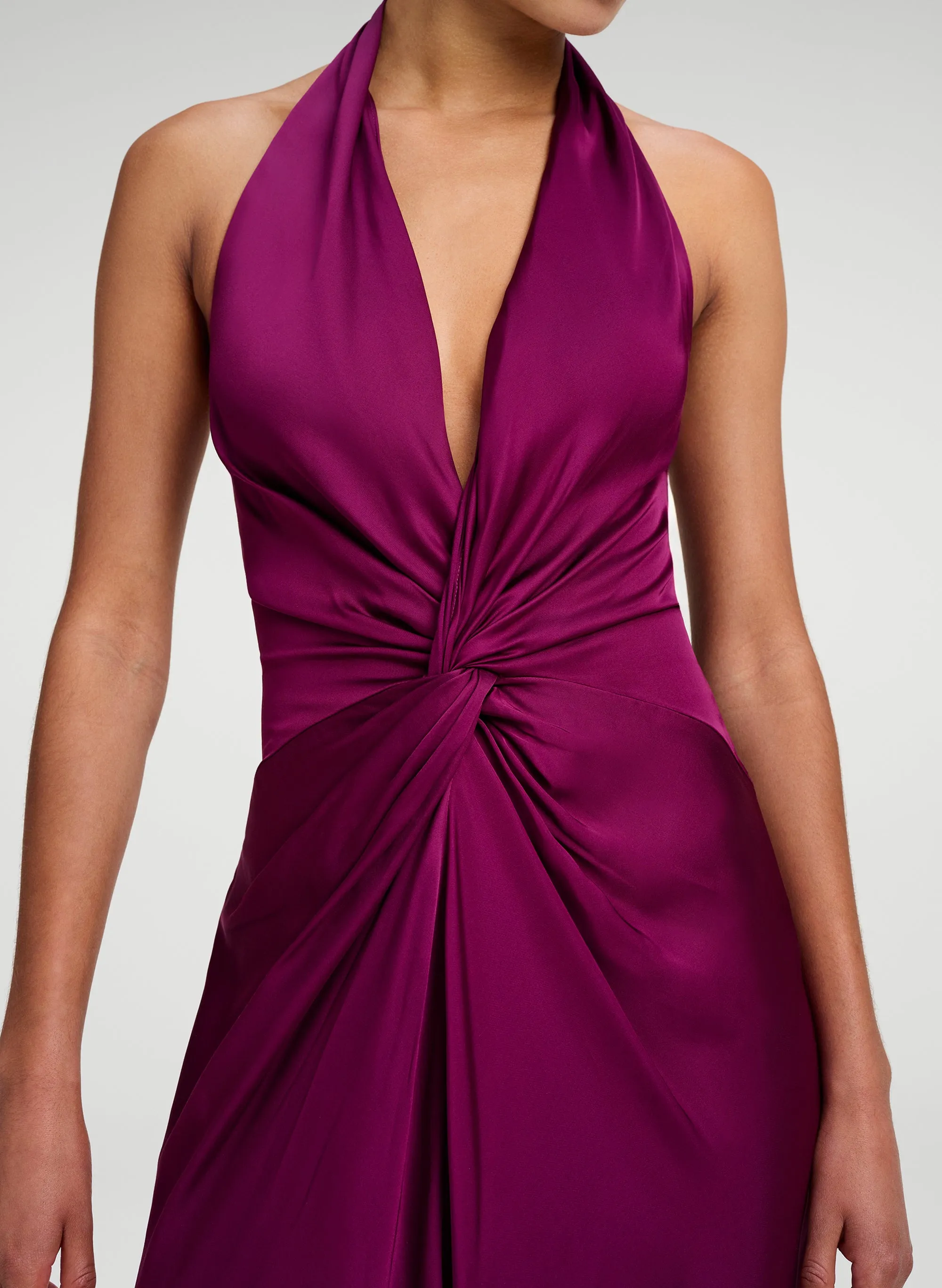 Mabel Satin Gown sold by A.L.C. product image thumbnail 3