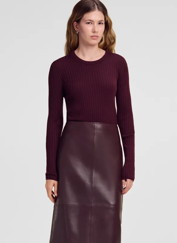 Kyle Ribbed Merino Top made by A.L.C.