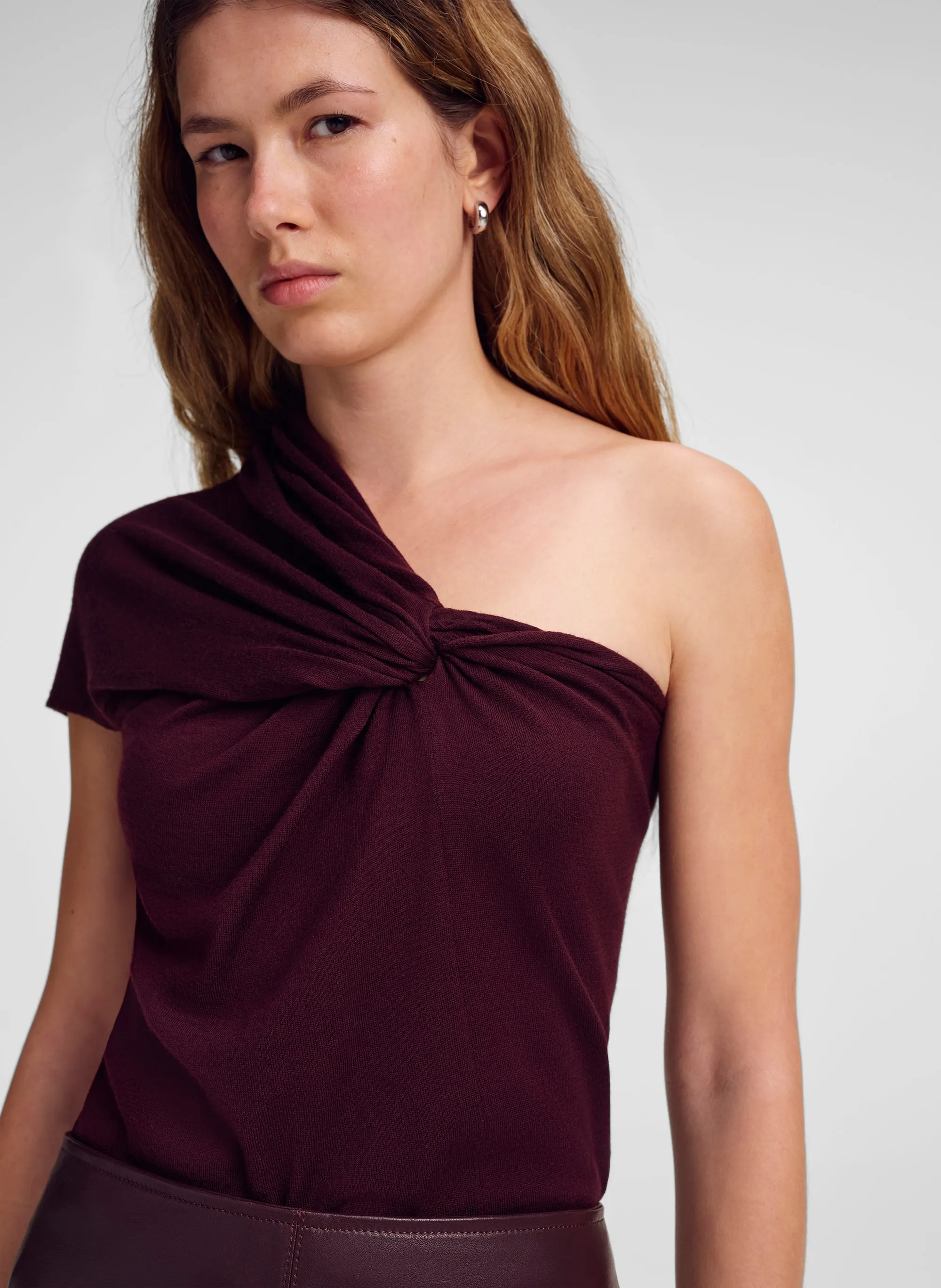 Kaylee Fine Merino One Shoulder Top sold by A.L.C. product image thumbnail 2