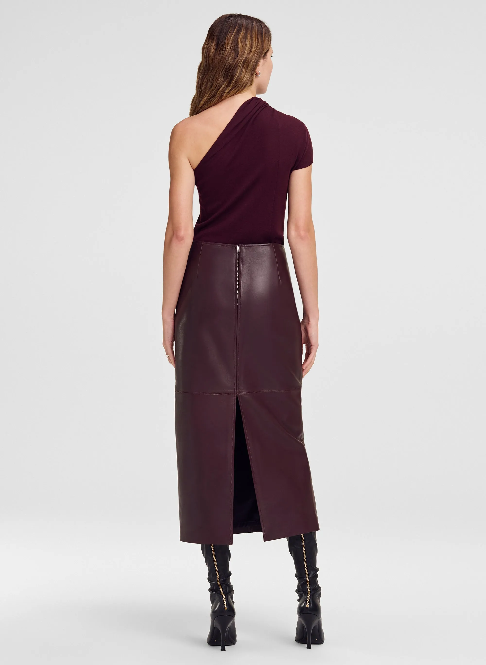 Kaylee Fine Merino One Shoulder Top sold by A.L.C. product image thumbnail 4