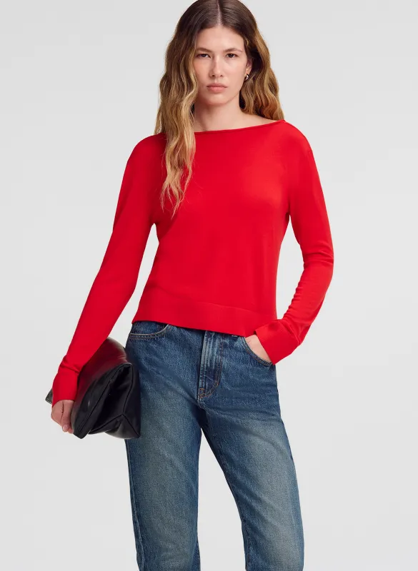 Heather Fine Merino Top made by A.L.C.