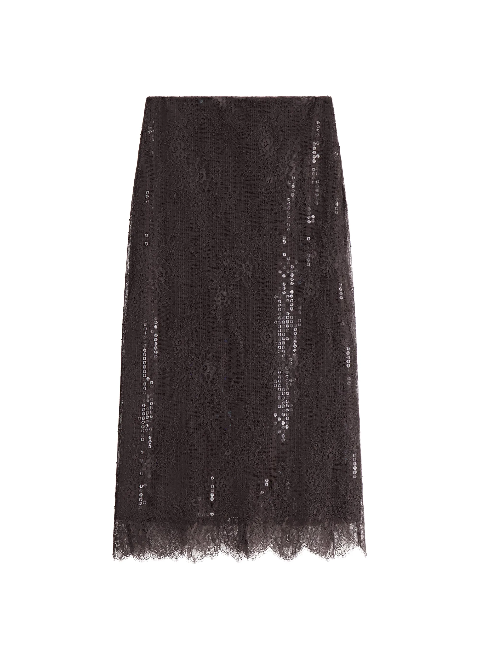 Ava Sequin and Lace Midi Skirt sold by A.L.C. product image thumbnail 5