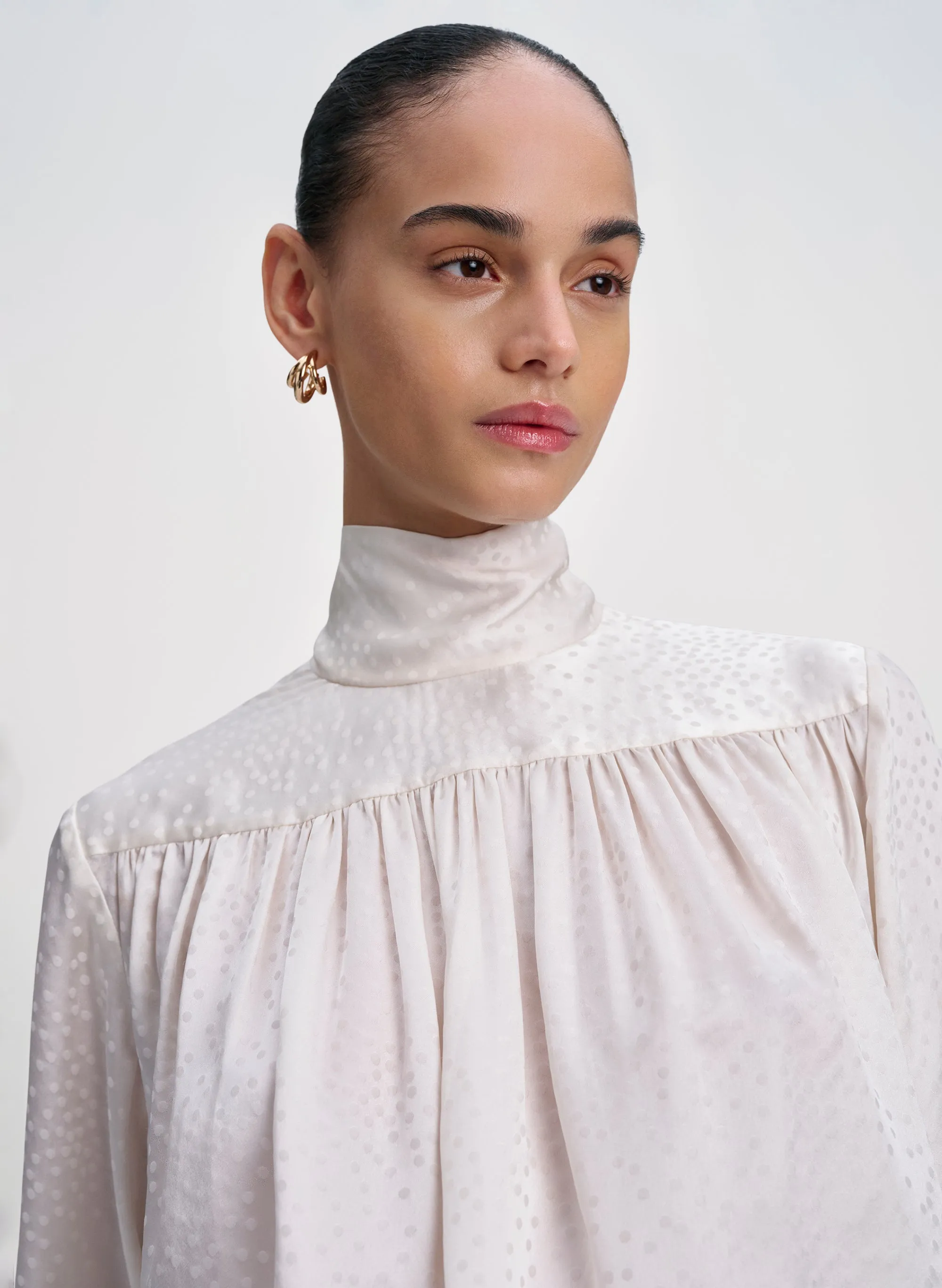 Danielle Silk Jacquard Top sold by A.L.C. product image thumbnail 2