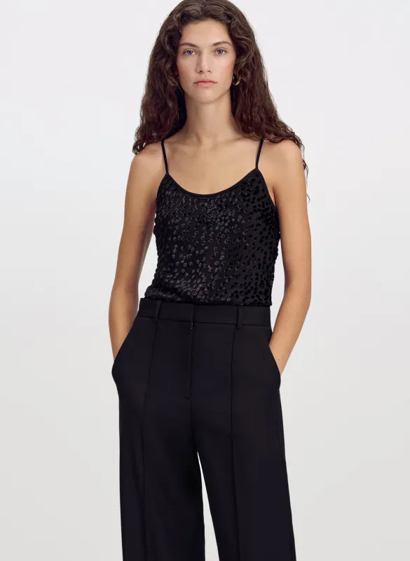 Drew Silk Devoré Camisole Top made by A.L.C.