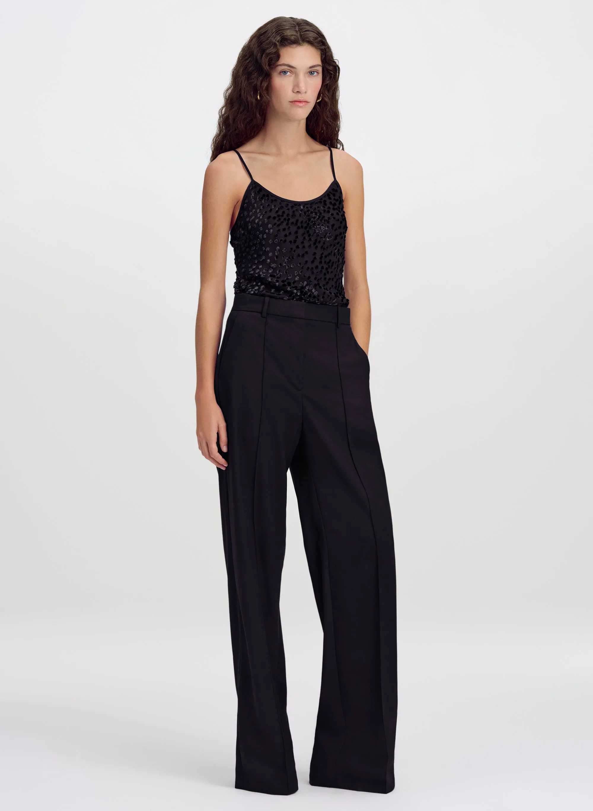 Drew Silk Devoré Camisole Top sold by A.L.C. product image thumbnail 3