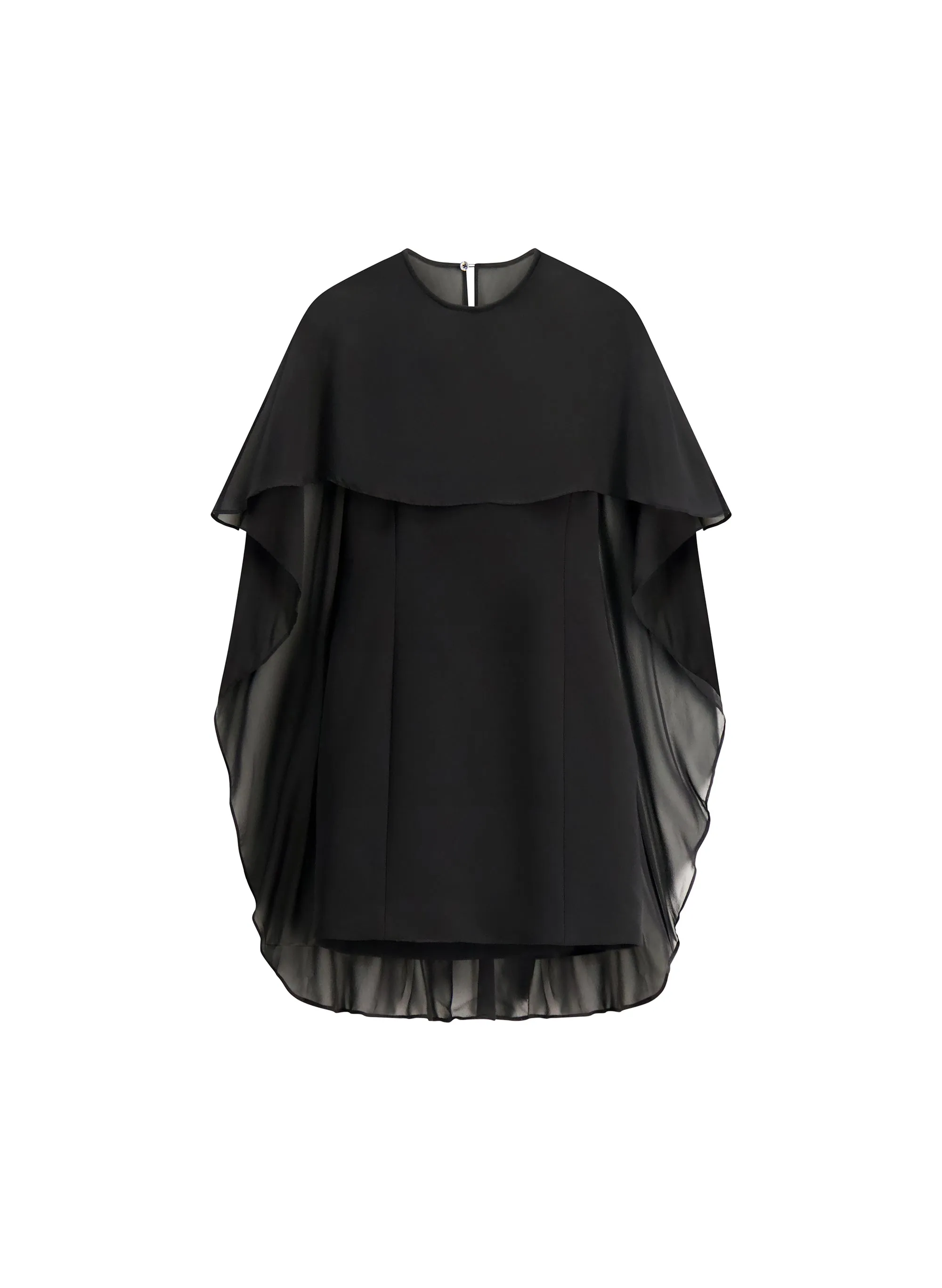 Adela Silk Chiffon Caped Mini Dress sold by A.L.C. product image thumbnail 5