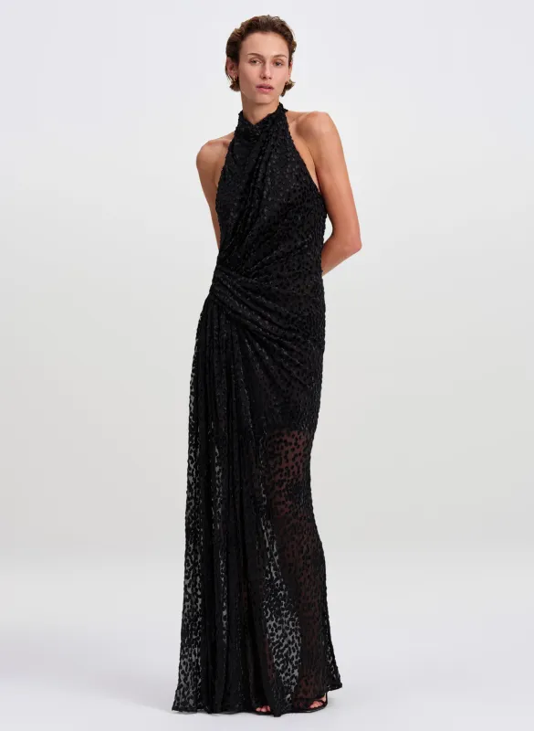 Paloma Silk Devoré Gown made by A.L.C.