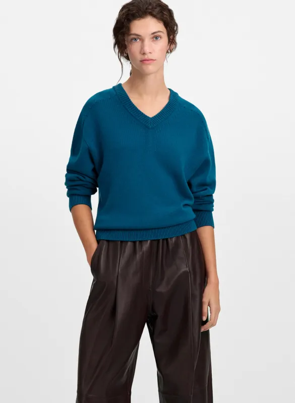 Calven Cashmere V-Neck Sweater made by A.L.C.