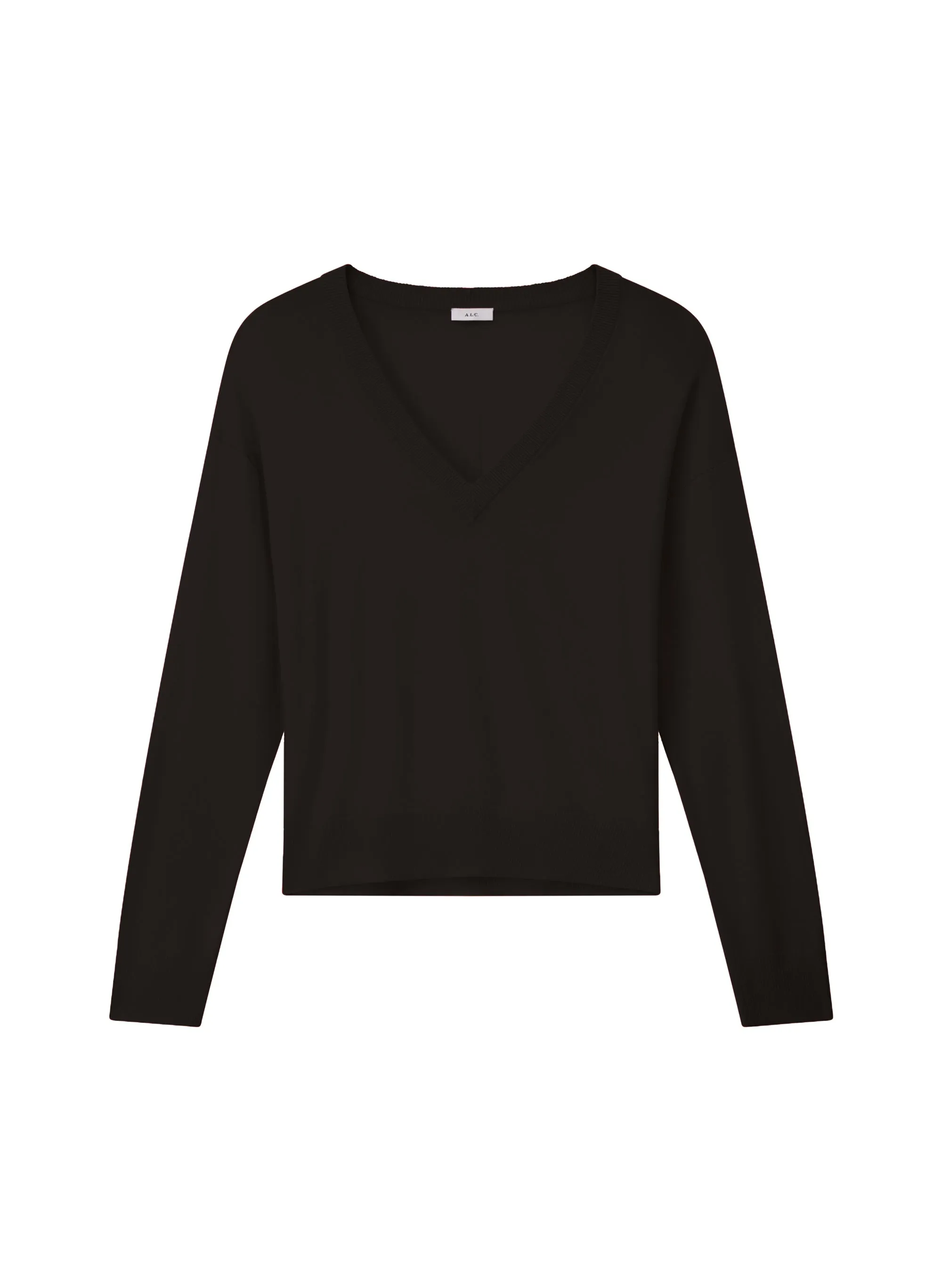 Nicole Fine Merino V Neck Sweater sold by A.L.C. product image thumbnail 5