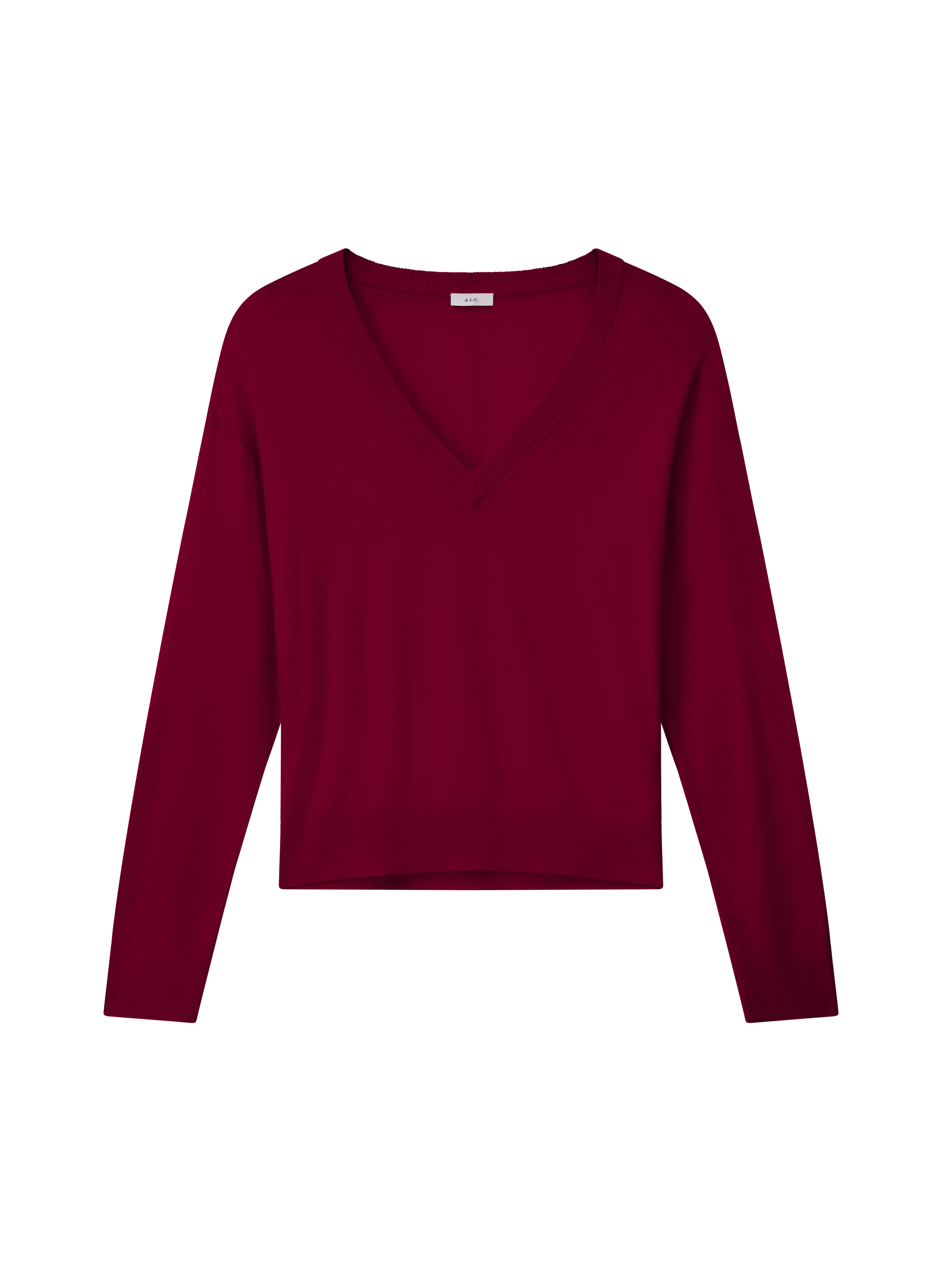 Nicole Fine Merino V-Neck Sweater sold by A.L.C. product image thumbnail 5