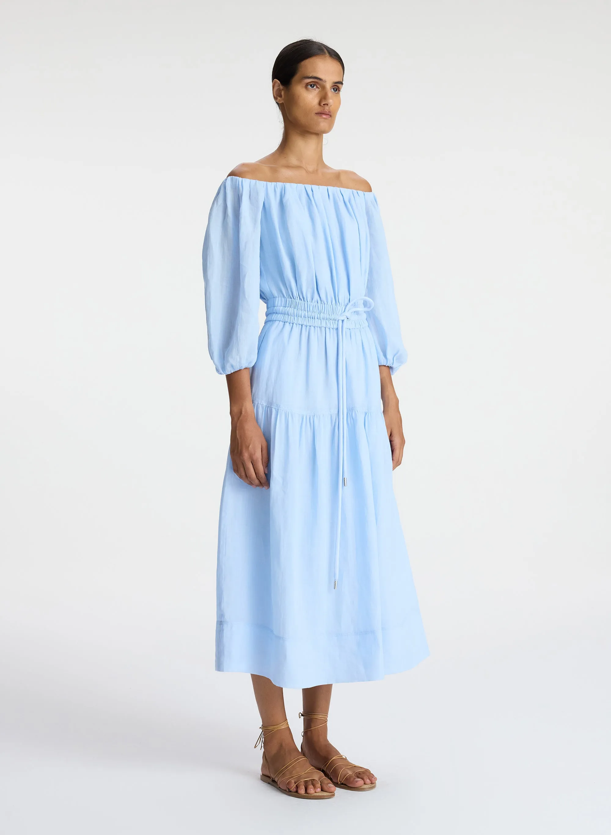 Indy Off Shoulder Midi Dress sold by A.L.C. product image thumbnail 3
