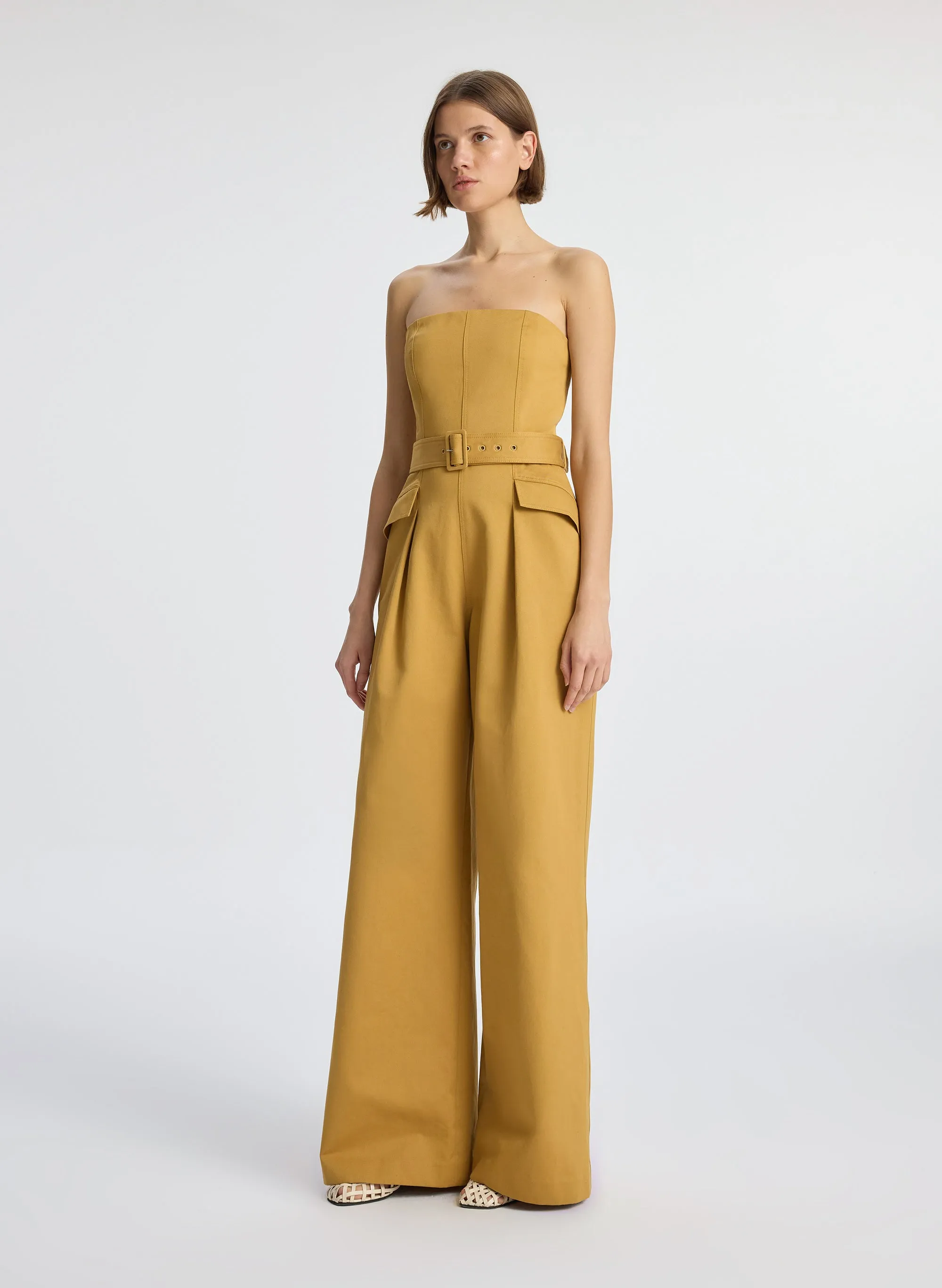 Presley Strapless Cotton Jumpsuit sold by A.L.C. product image thumbnail 4