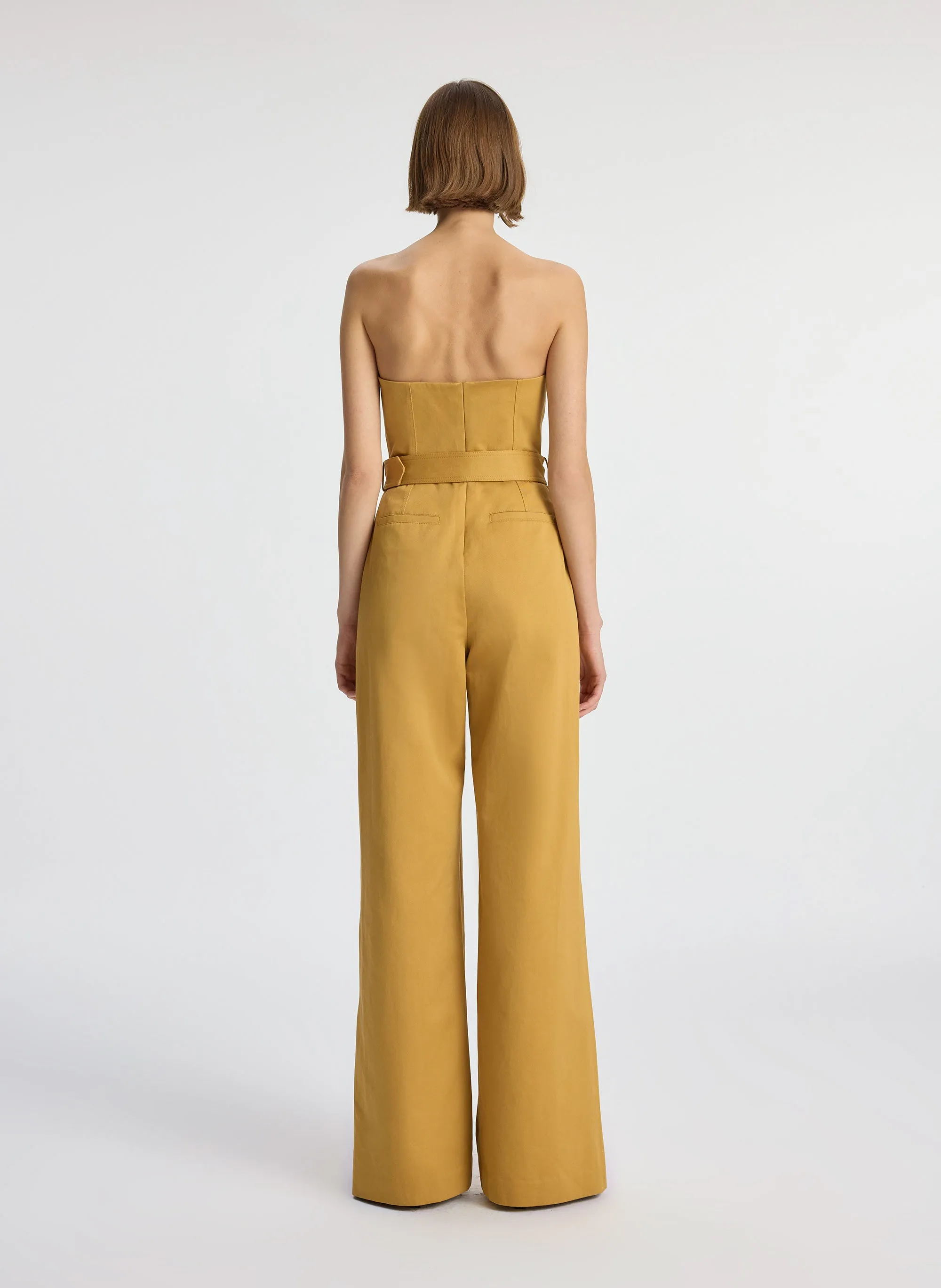 Presley Strapless Cotton Jumpsuit sold by A.L.C. product image thumbnail 5