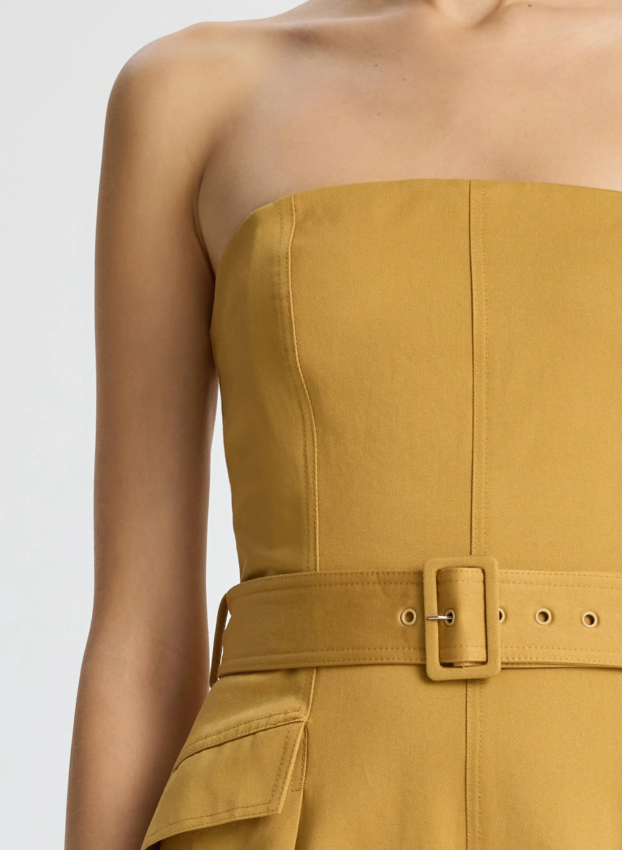 Presley Strapless Cotton Jumpsuit sold by A.L.C. product image thumbnail 2