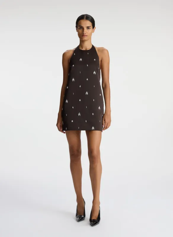 Sophia Embellished Halter Dress sold by A.L.C.