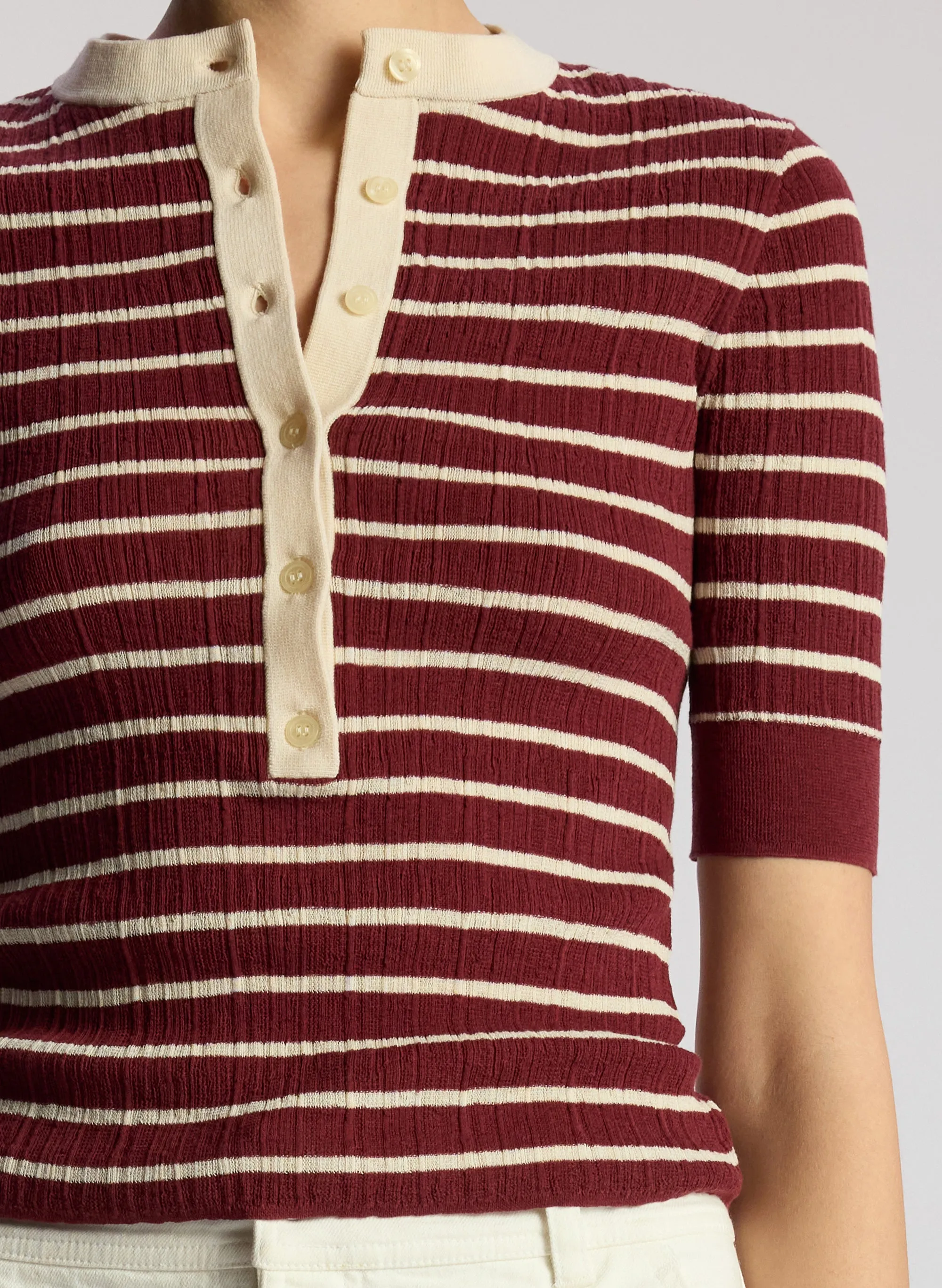 Fisher Fine Cotton Knit Top sold by A.L.C. product image thumbnail 2