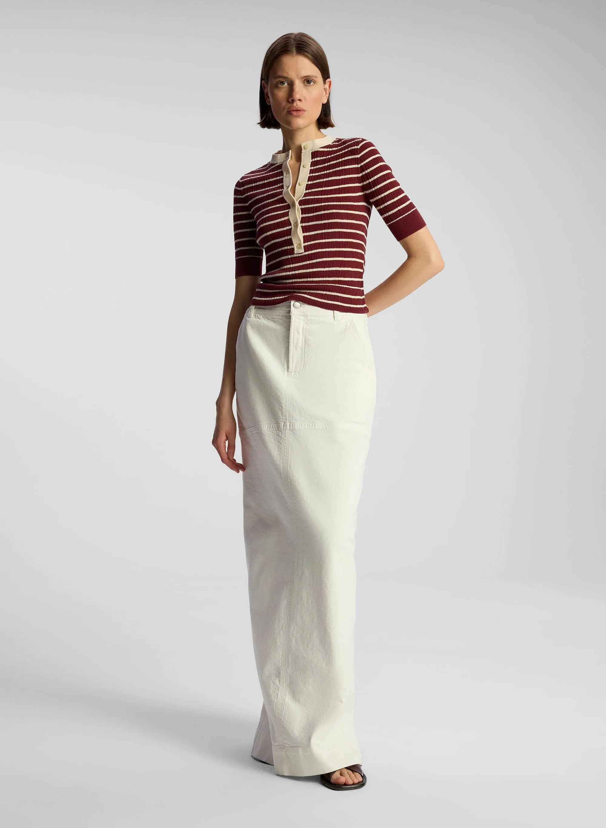 Fisher Fine Cotton Knit Top sold by A.L.C.