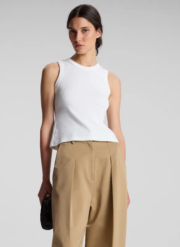 Hadley Cotton Rib Tank sold by A.L.C.
