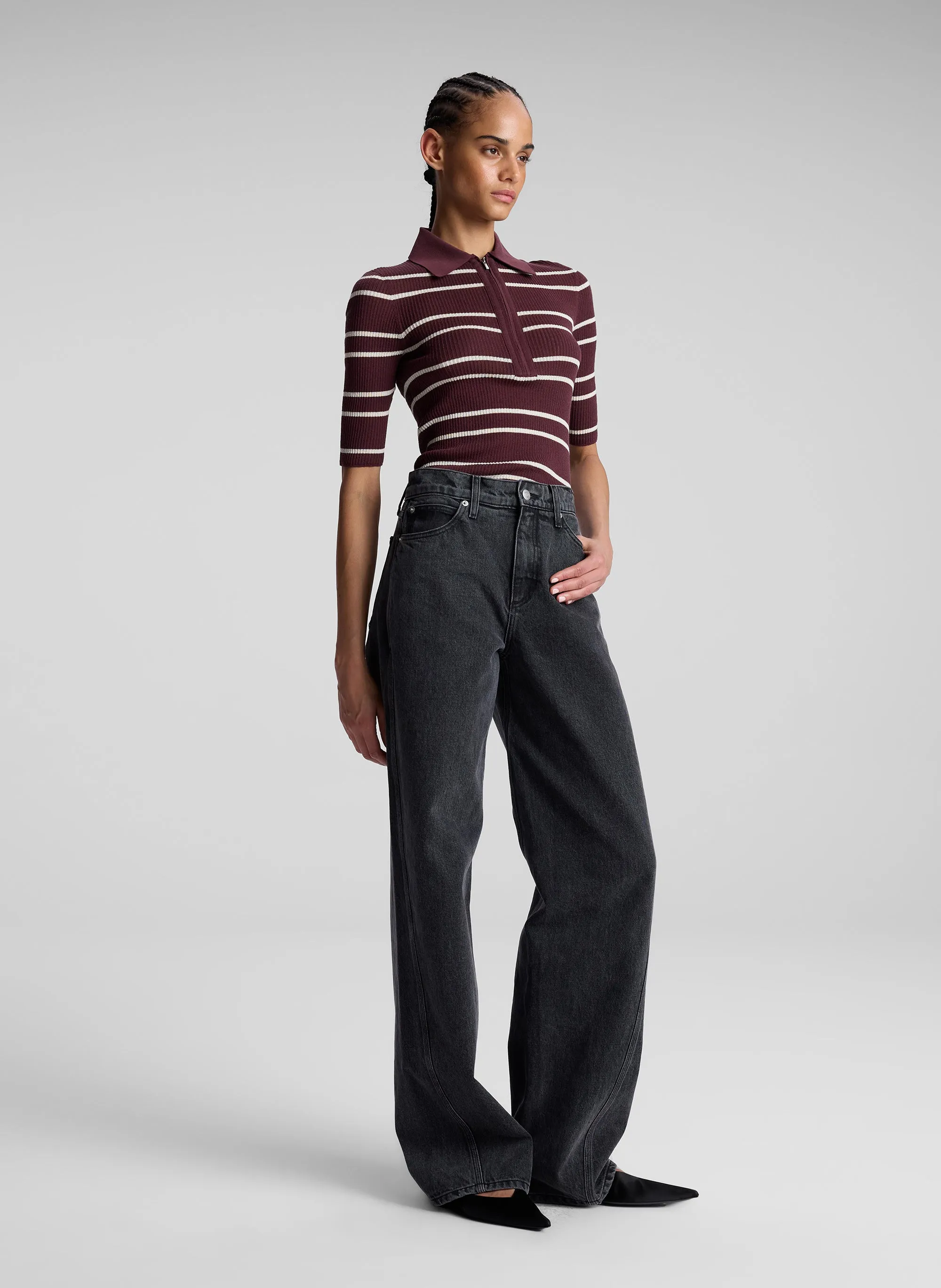 Cooper Fine Cotton Ribbed Top sold by A.L.C. product image thumbnail 4