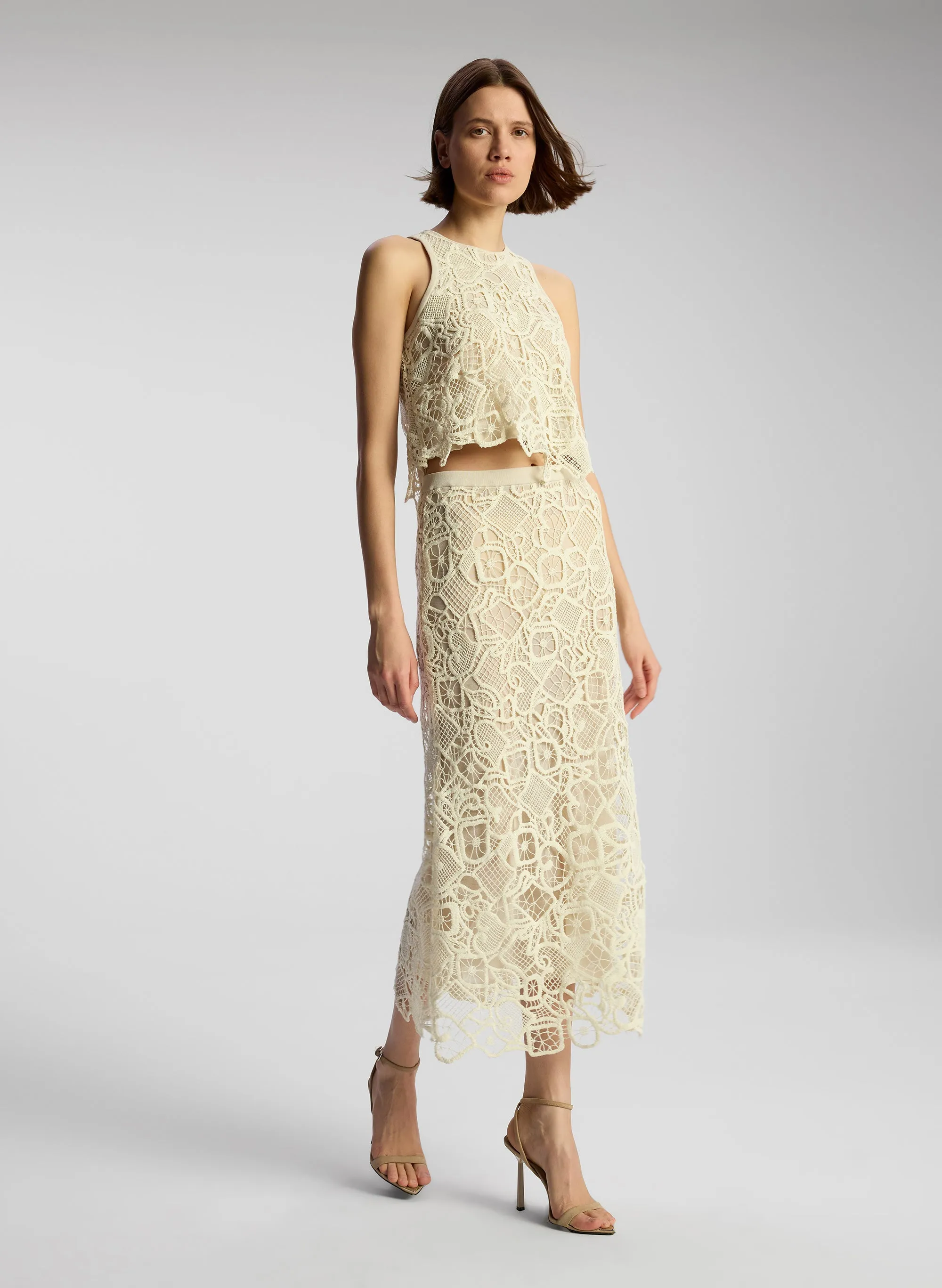Shay Lace Midi Skirt sold by A.L.C. product image thumbnail 4