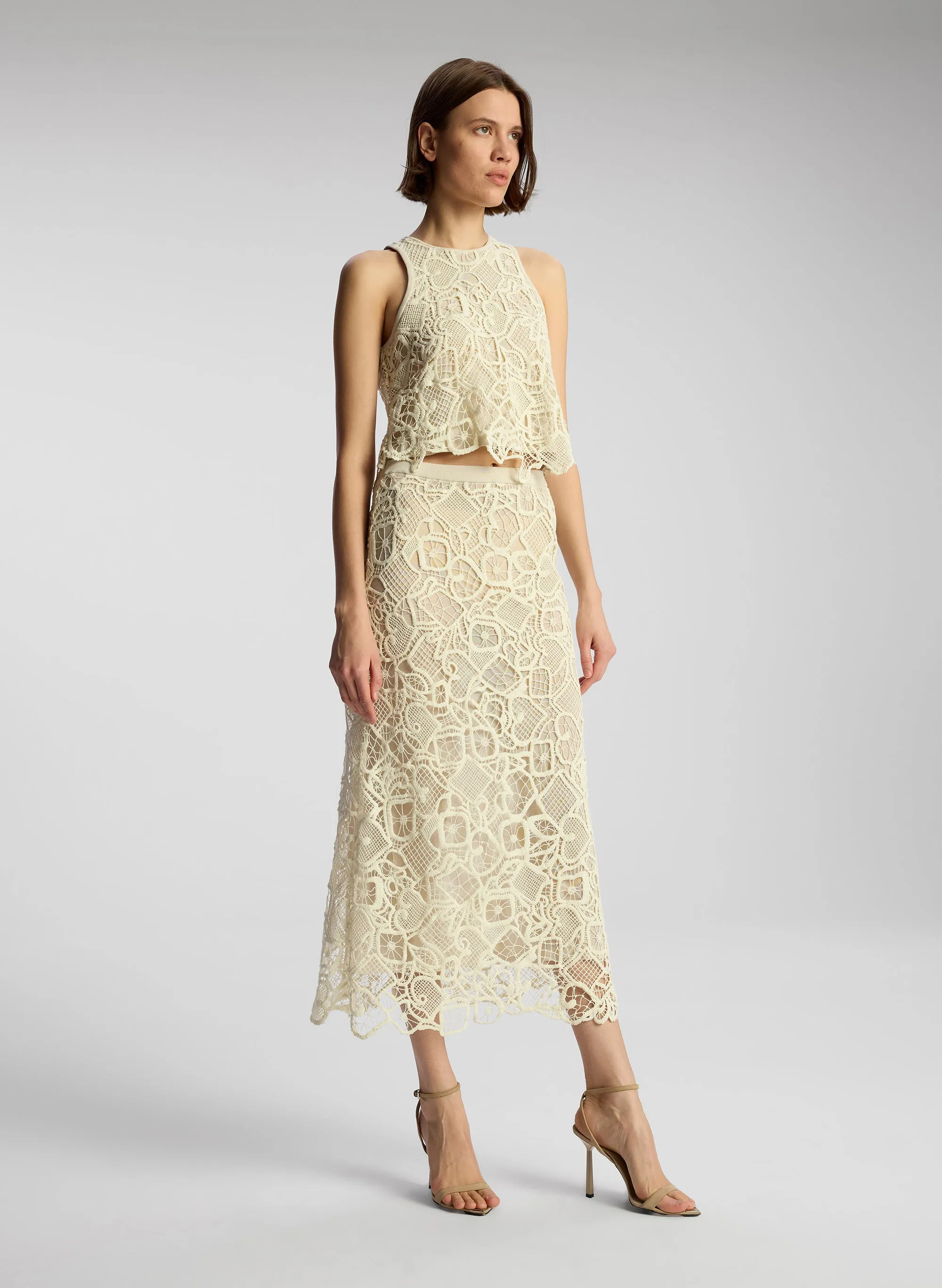 Shay Lace Midi Skirt sold by A.L.C. product image thumbnail 5