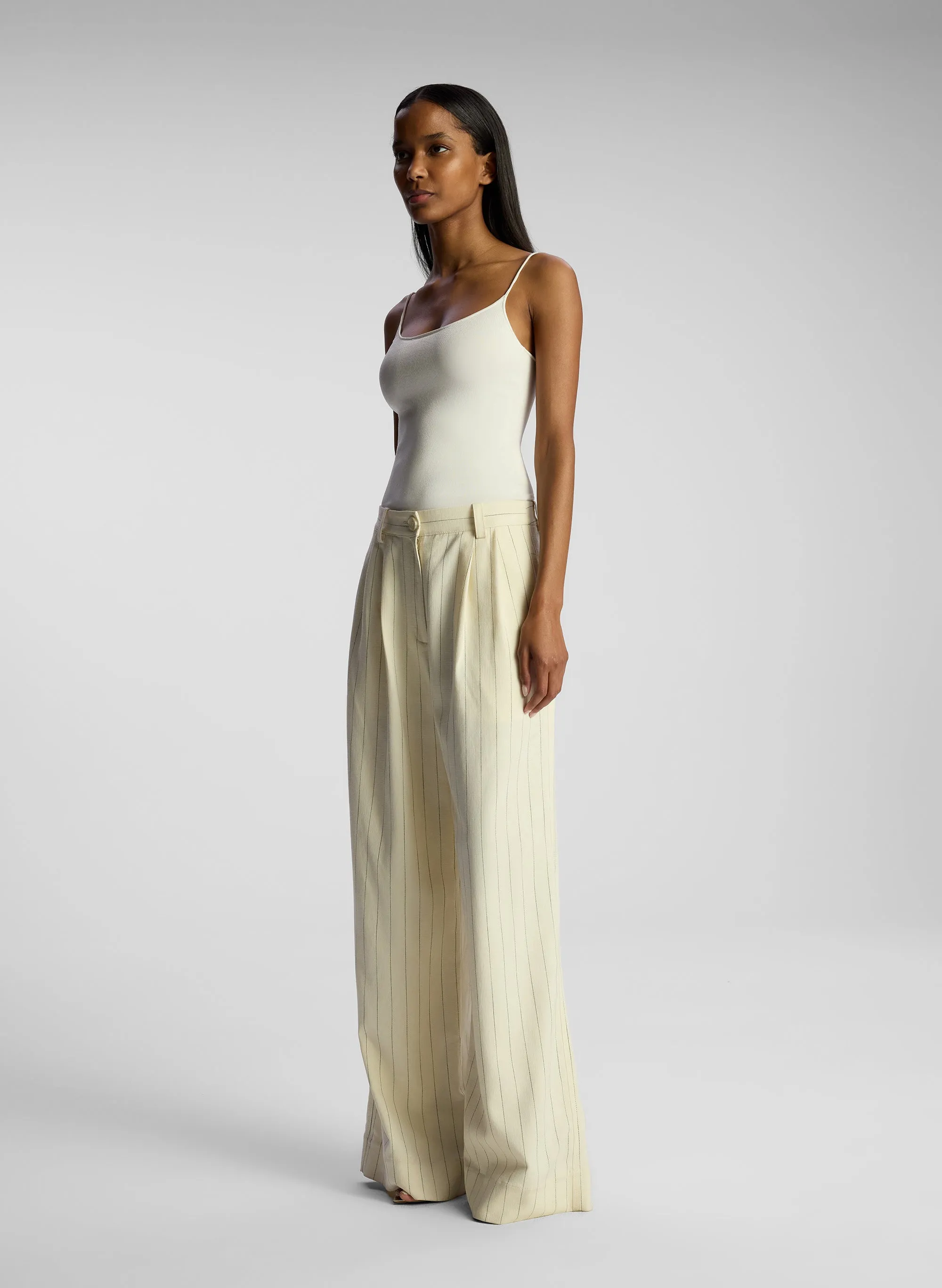 Alfie Wide Leg Pinstripe Pant sold by A.L.C. product image thumbnail 4