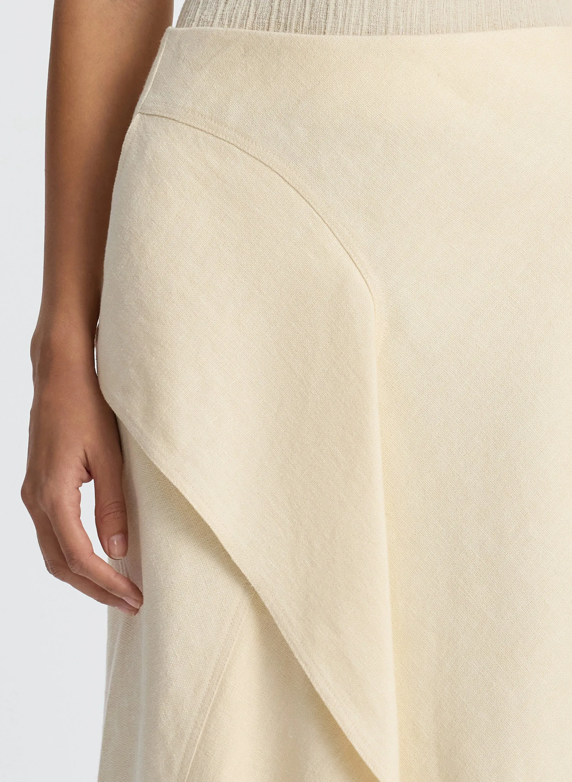 Lia Linen Midi Skirt sold by A.L.C. product image thumbnail 2