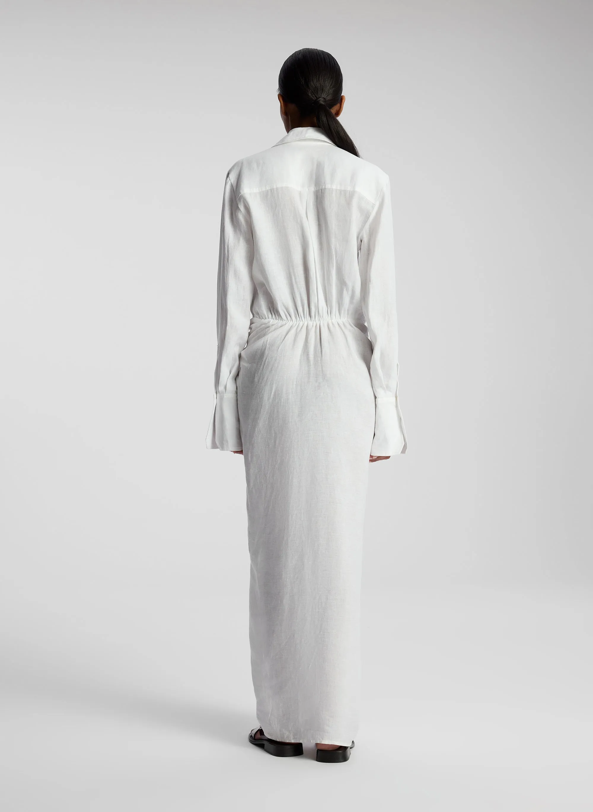 Carson Maxi Linen Shirtdress sold by A.L.C. product image thumbnail 5