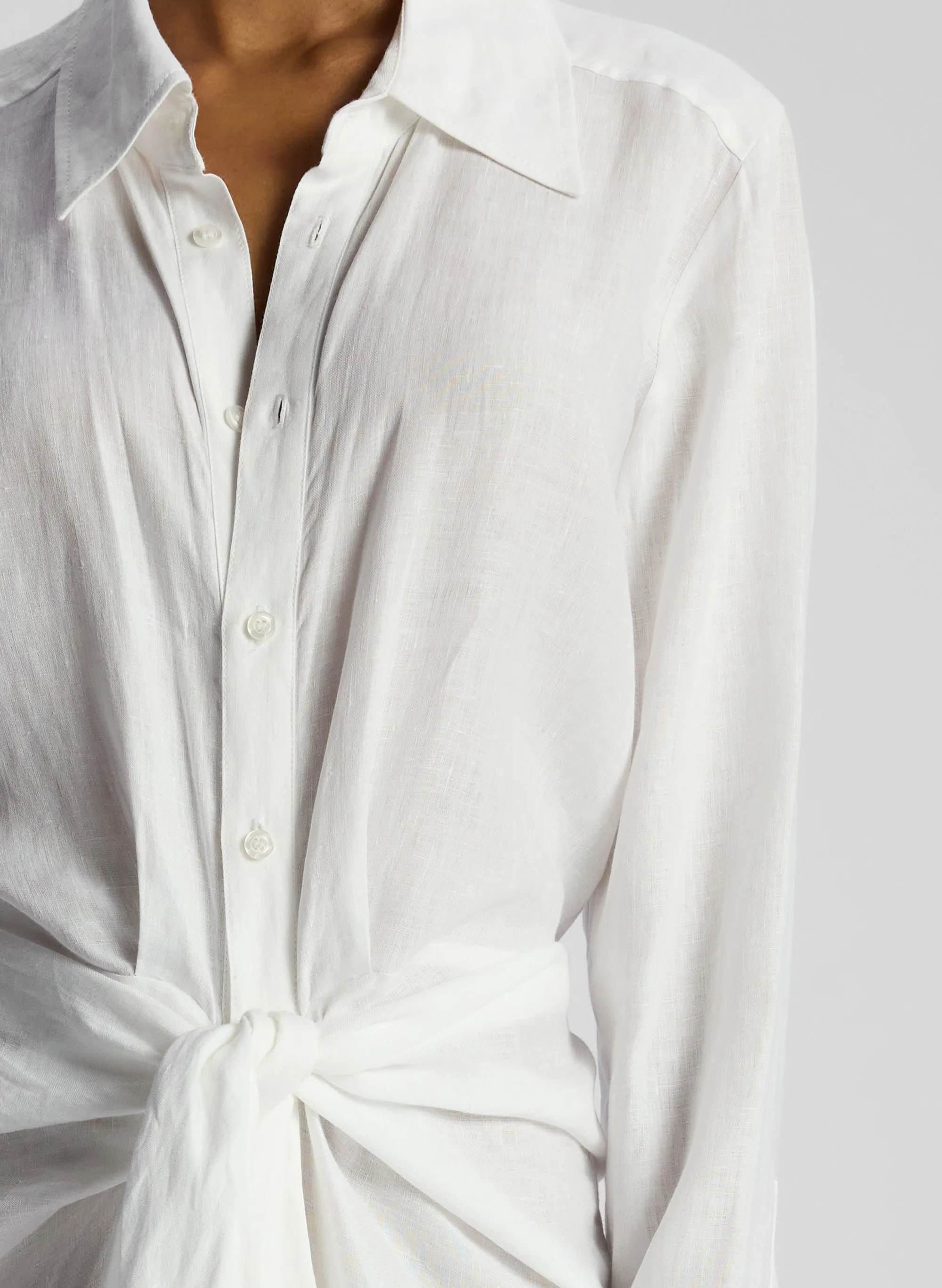 Carson Maxi Linen Shirtdress sold by A.L.C. product image thumbnail 2